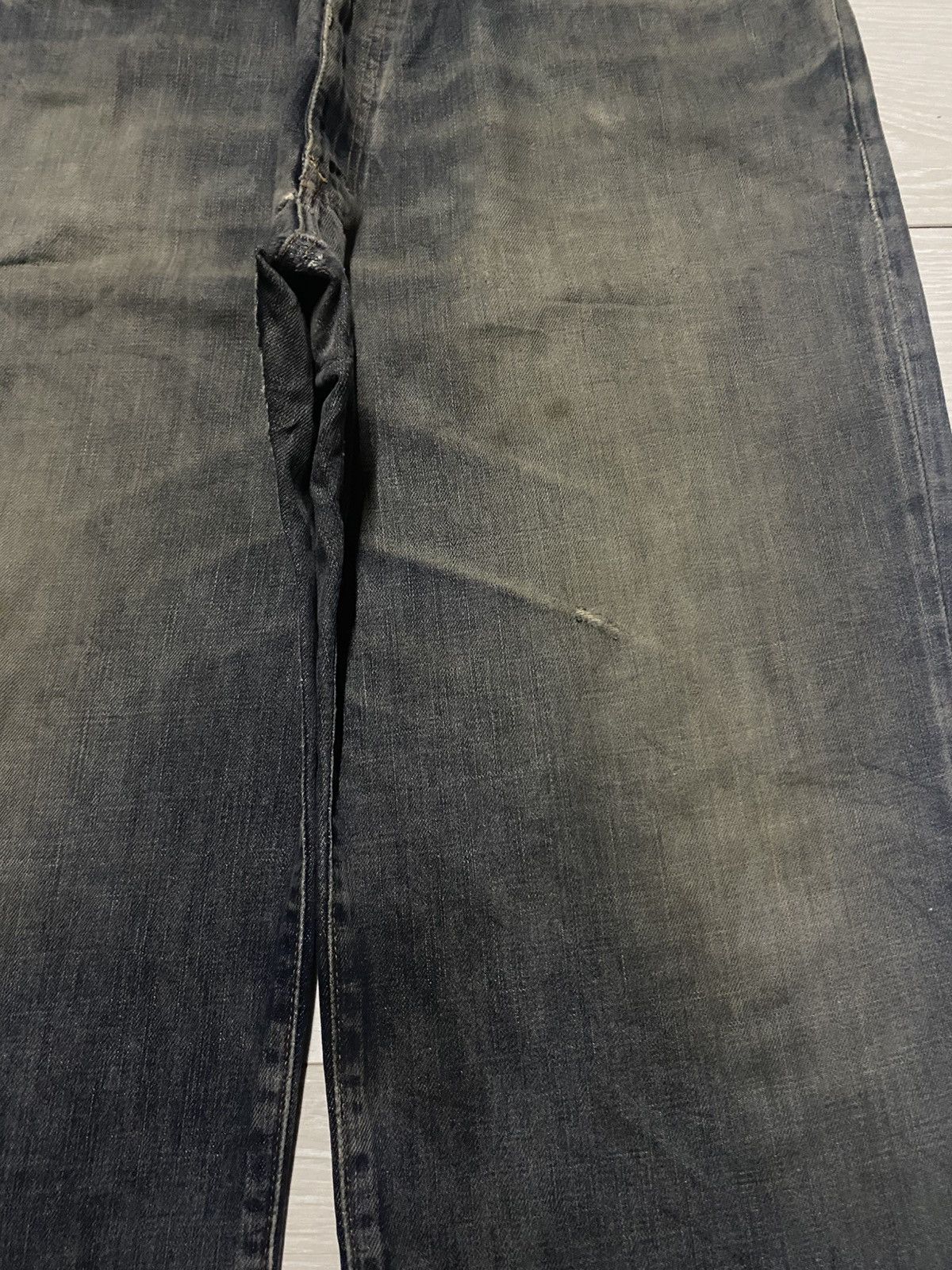 Polo Ralph Lauren W40 Polo Ralph Laurent Mud Wash Repair Baggy Jeans Size US 40 / EU 56 - 8 Thumbnail