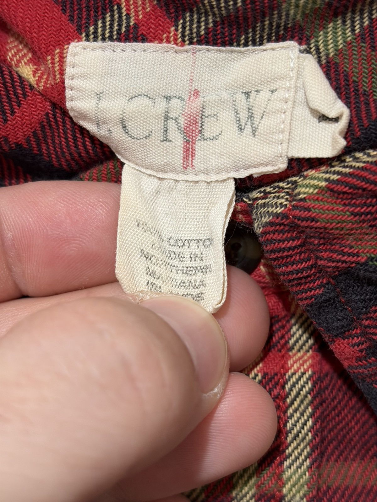 J.Crew J.Crew Shirt Men Plaid Flannel Button Down Oarsman Vintage Size US M / EU 48-50 / 2 - 6 Thumbnail