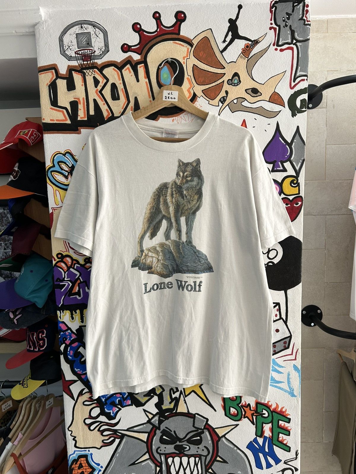 Vintage 1996 Lone Wolf Tee Size US XL / EU 56 / 4 - 1 Thumbnail
