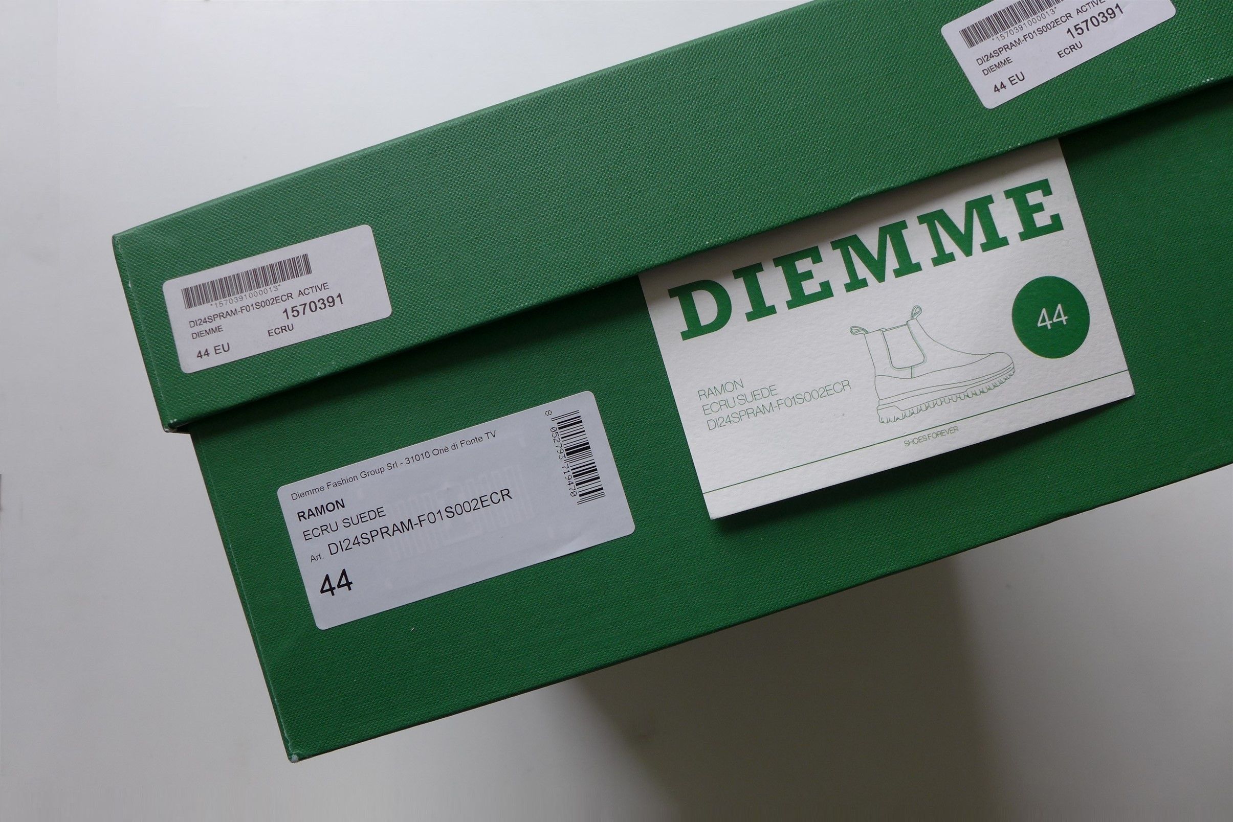 Diemme Diemme Ramon Chelsea Boots - Ecru Suede Size US 11 / EU 44 - 16 Thumbnail