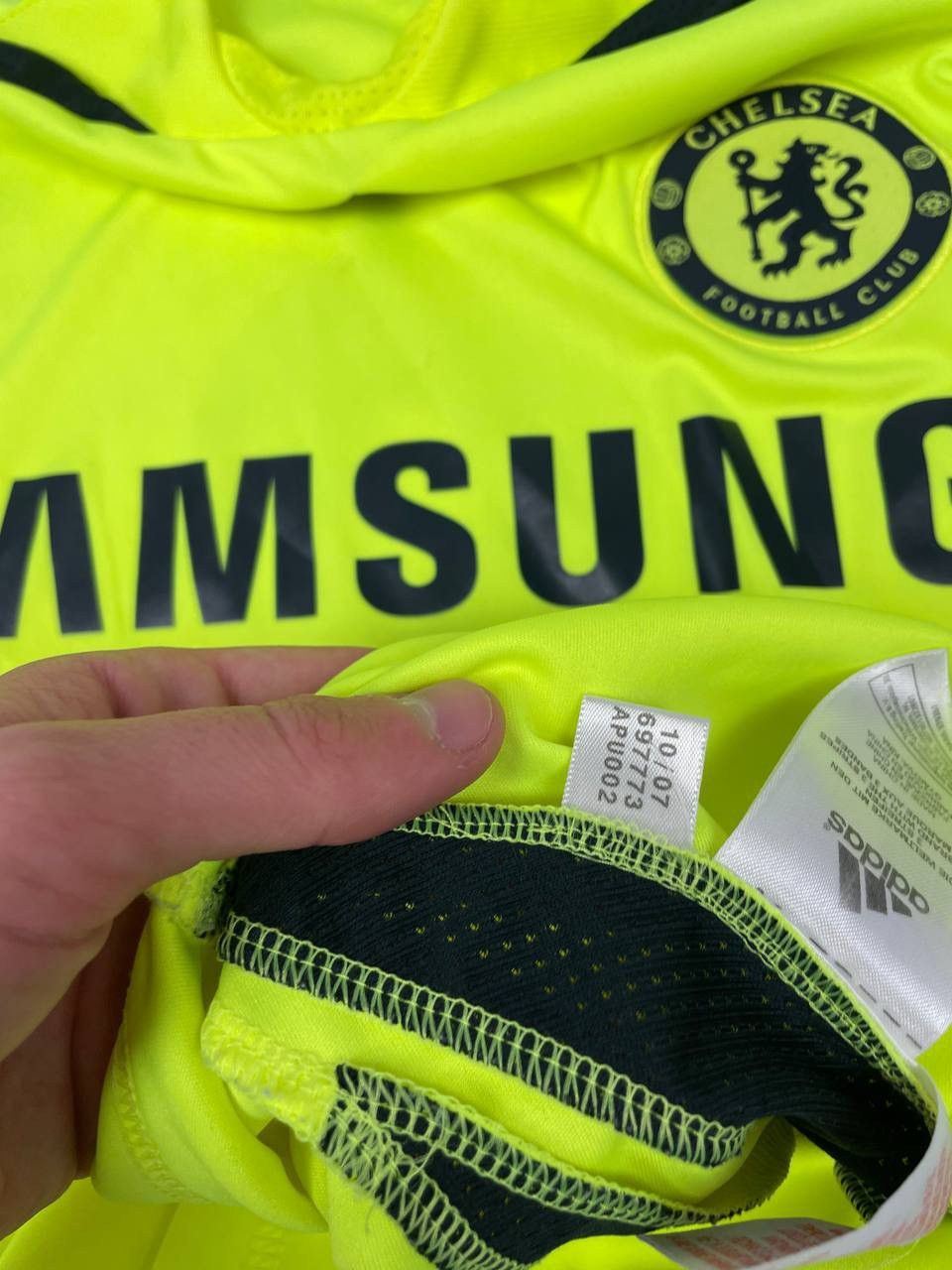 Adidas Adidas Chelsea 2007 2008 Lampard #8 Away Shirt Jersey Size US S / EU 44-46 / 1 - 14 Thumbnail