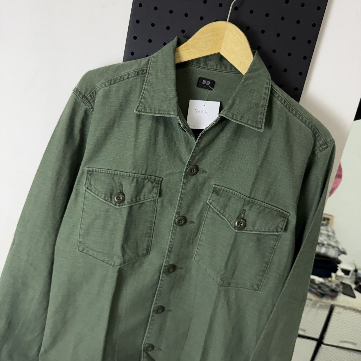 Japanese Brand Military OG 107 work shirt outer Size US M / EU 48-50 / 2 - 2 Thumbnail