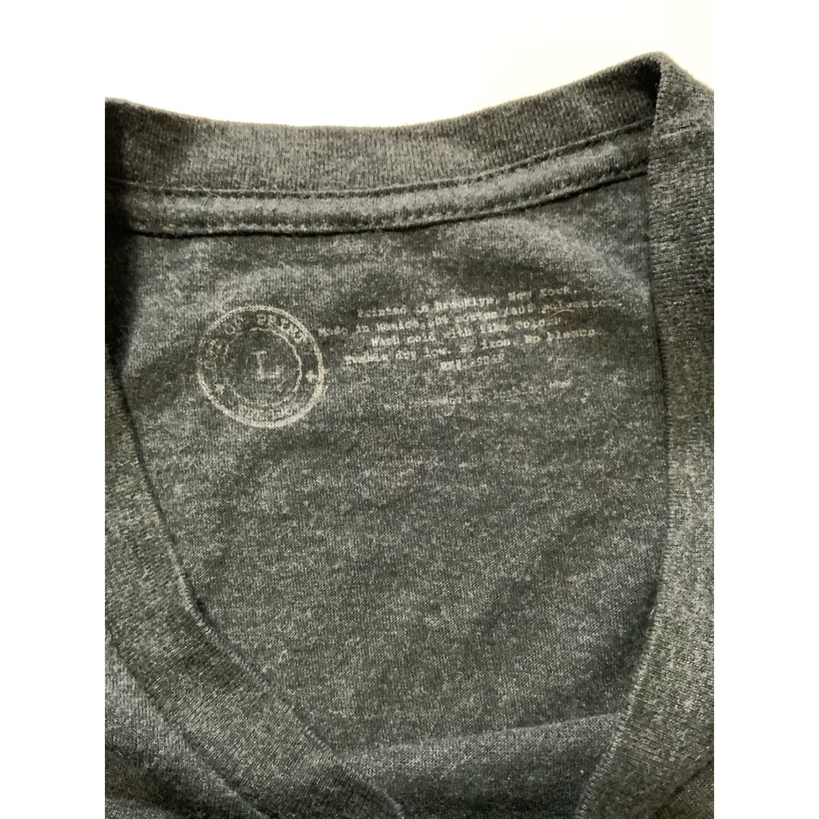 Vintage VINTAGE Anthony Burgess A Clockwork Orange Novel Book Out Of Print Clothing T-Shirt Sz.L Men Gray Large Shirt Size US L / EU 52-54 / 3 - 5 Thumbnail