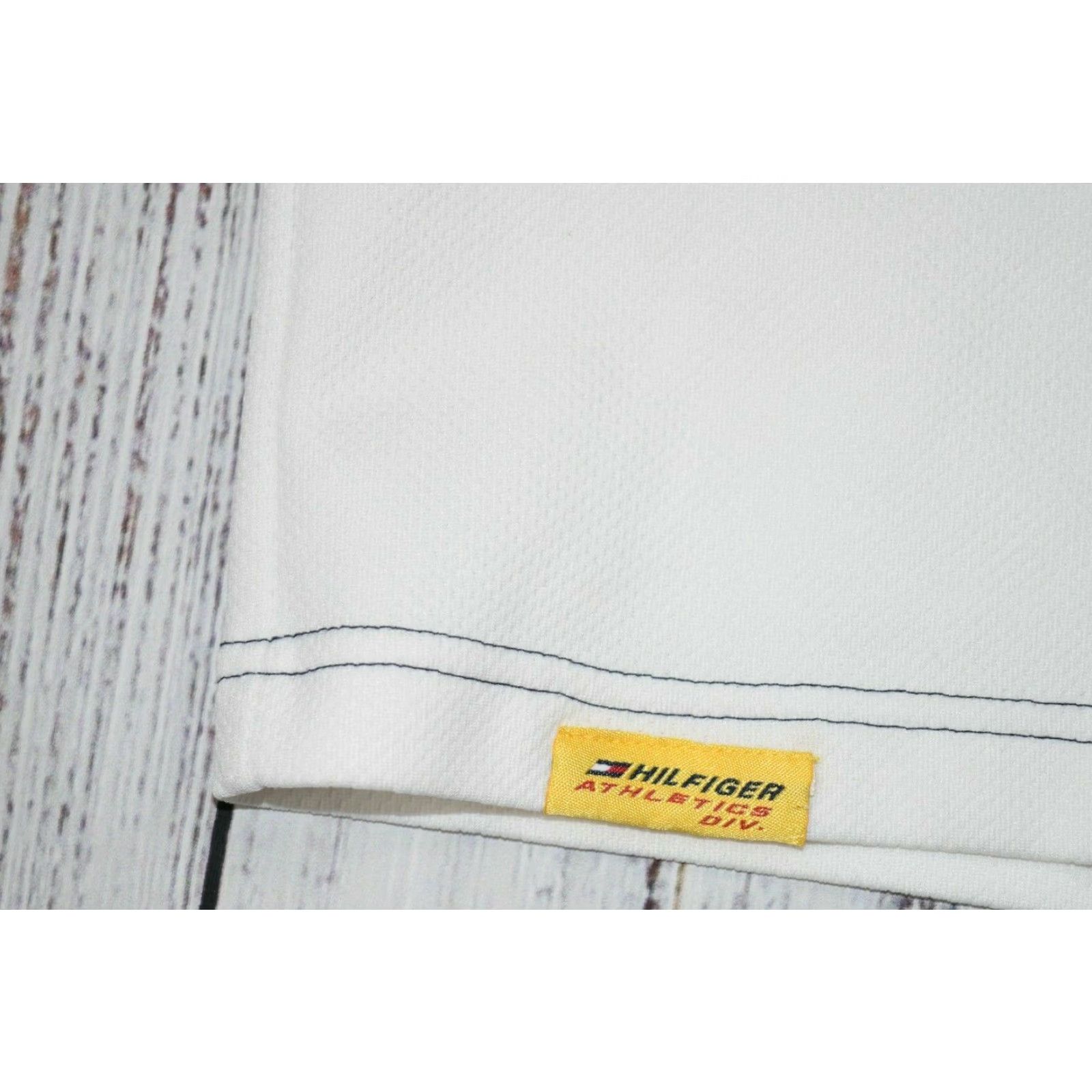 Tommy Hilfiger VINTAGE Tommy Hilfiger Athletic Jeans Mens Football Sports Jersey Size Large EUC Shirt Size US L / EU 52-54 / 3 - 5 Thumbnail
