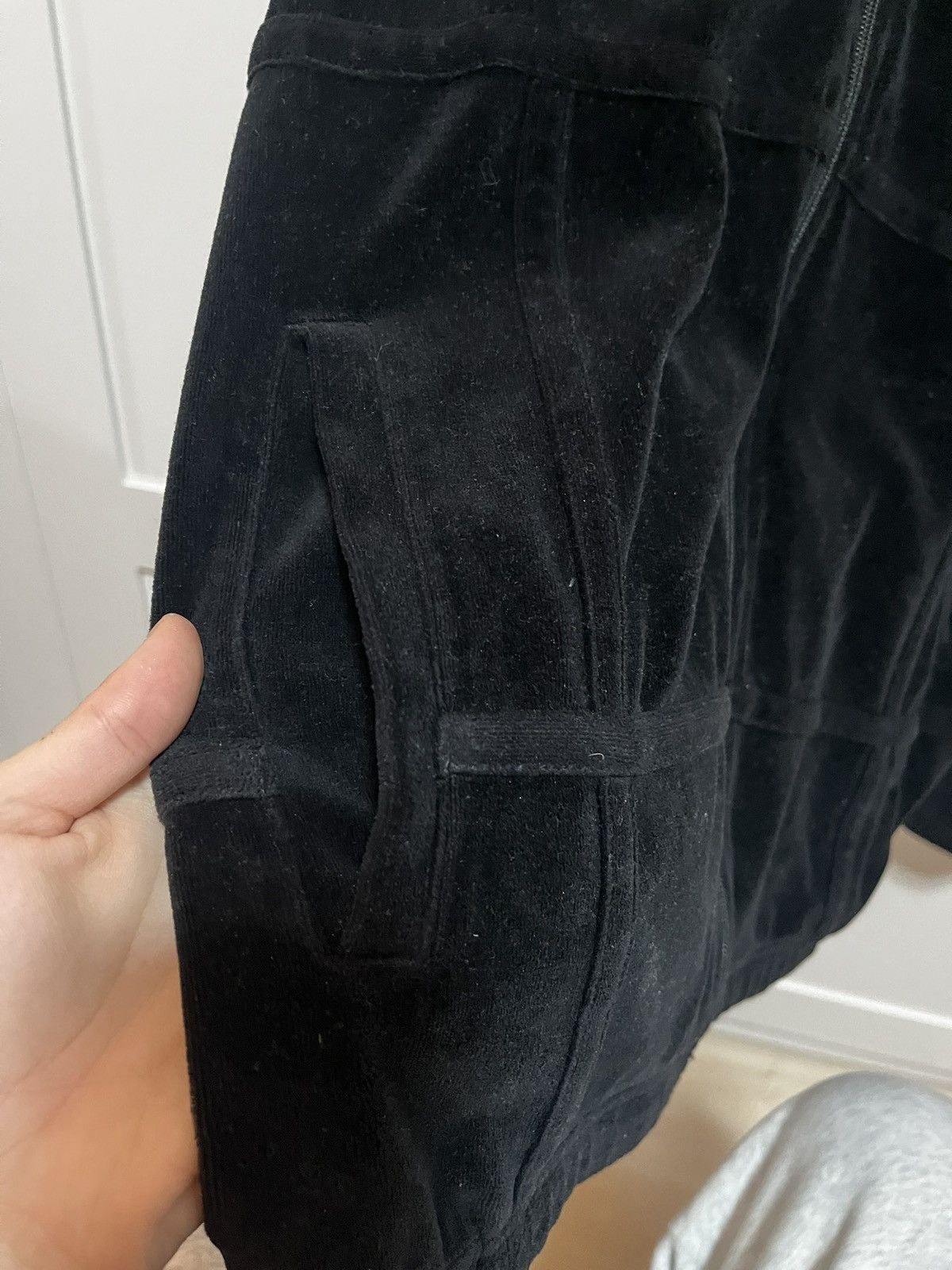 Supreme Supreme Grid Taping Velour Jacket Size US XL / EU 56 / 4 - 7 Thumbnail