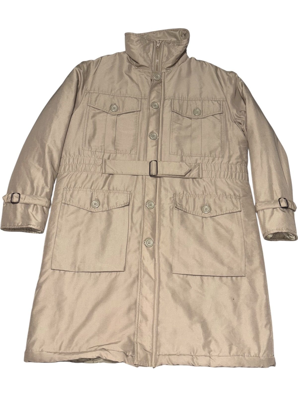 Dior Vintage 1980s Dior Trench Coat Parka Cargo Military Jacket Size US M / EU 48-50 / 2 - 1 Thumbnail