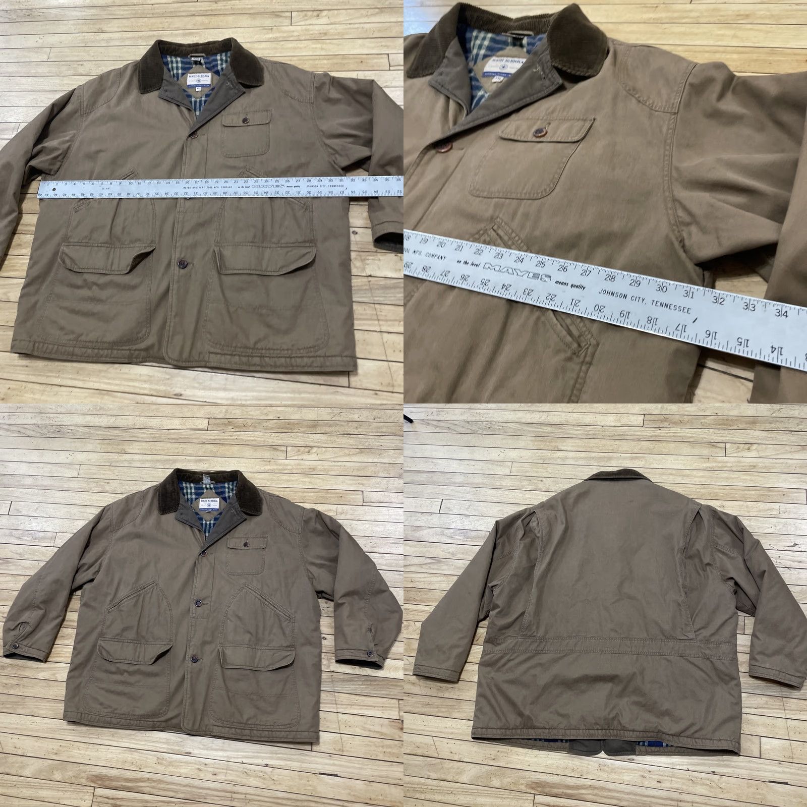 High Sierra VINTAGE High Sierra Jacket Men 2XL Brown Chore Field Barn Military Plaid Lined Coat Jacket/Coat Size US XXL / EU 58 / 5 - 8 Thumbnail