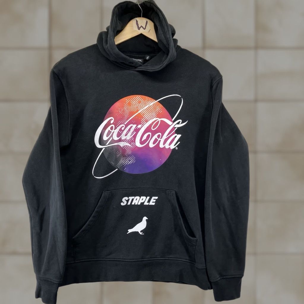 Vintage Coca-Cola Creations Staple Pigeon Hoodie Unisex Small Black Graphic Print Pullover Size US S / EU 44-46 / 1 - 1 Thumbnail