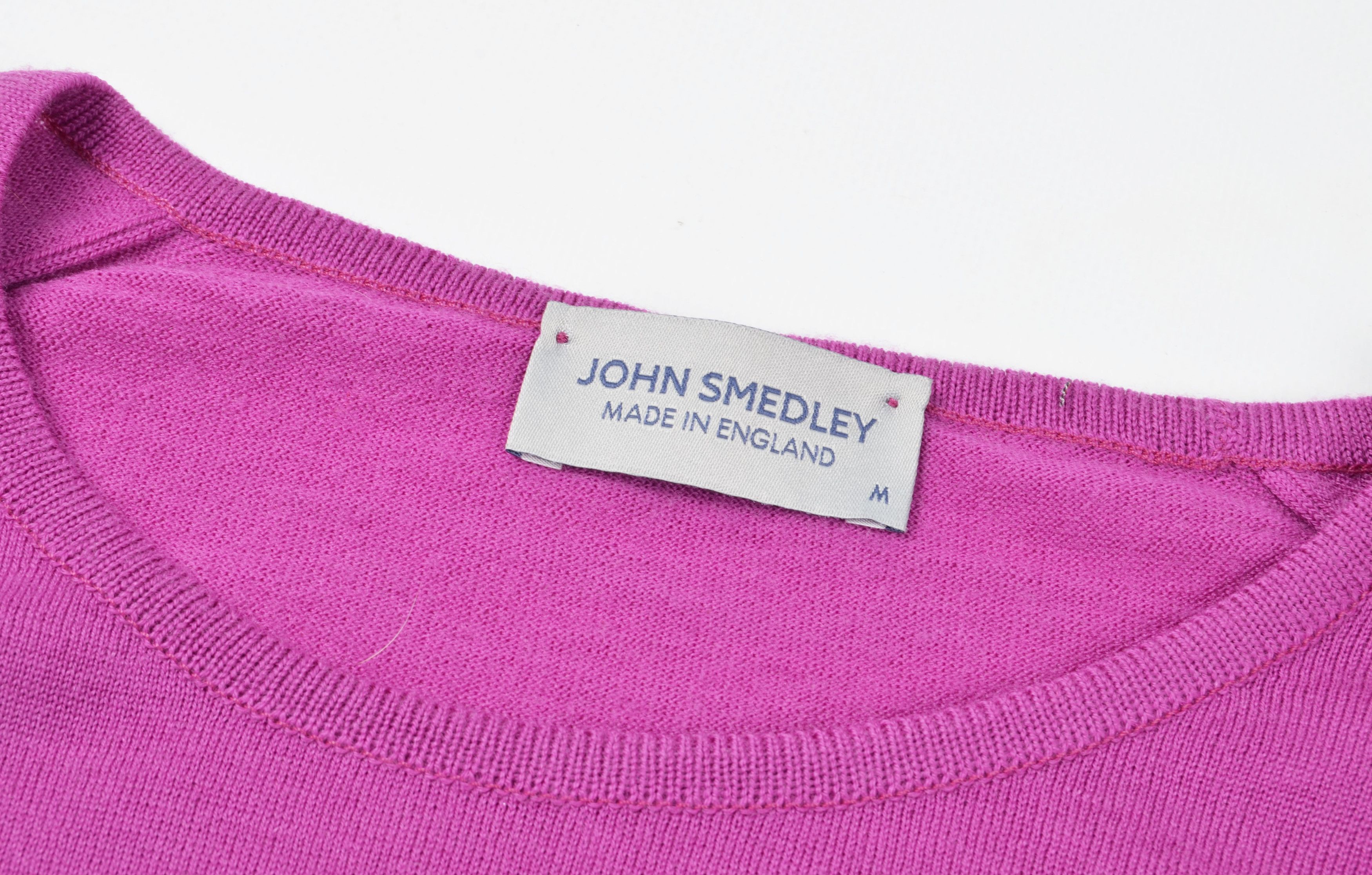 John Smedley John Smedley 100% Merino Wool Pink Jumper Sweater Size M / US 6-8 / IT 42-44 - 8 Thumbnail
