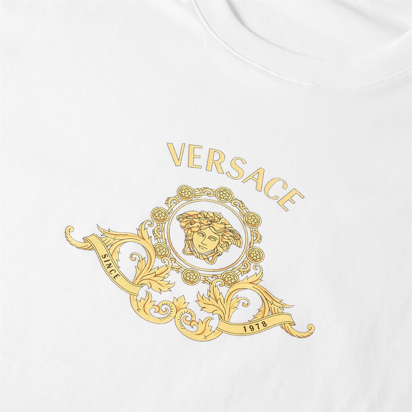Versace o1g2r1mq0526 Medusa Crstt T-Shirt in White Size US S / EU 44-46 / 1 - 5 Thumbnail