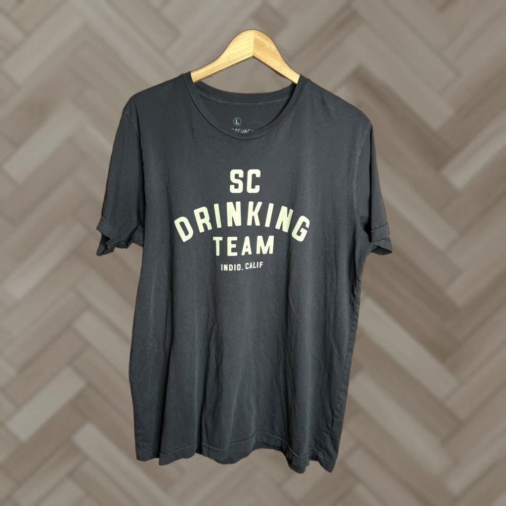 Vintage Official Stagecoach Mens Drinking Team Shirt Large Gray Size US L / EU 52-54 / 3 - 1 Thumbnail