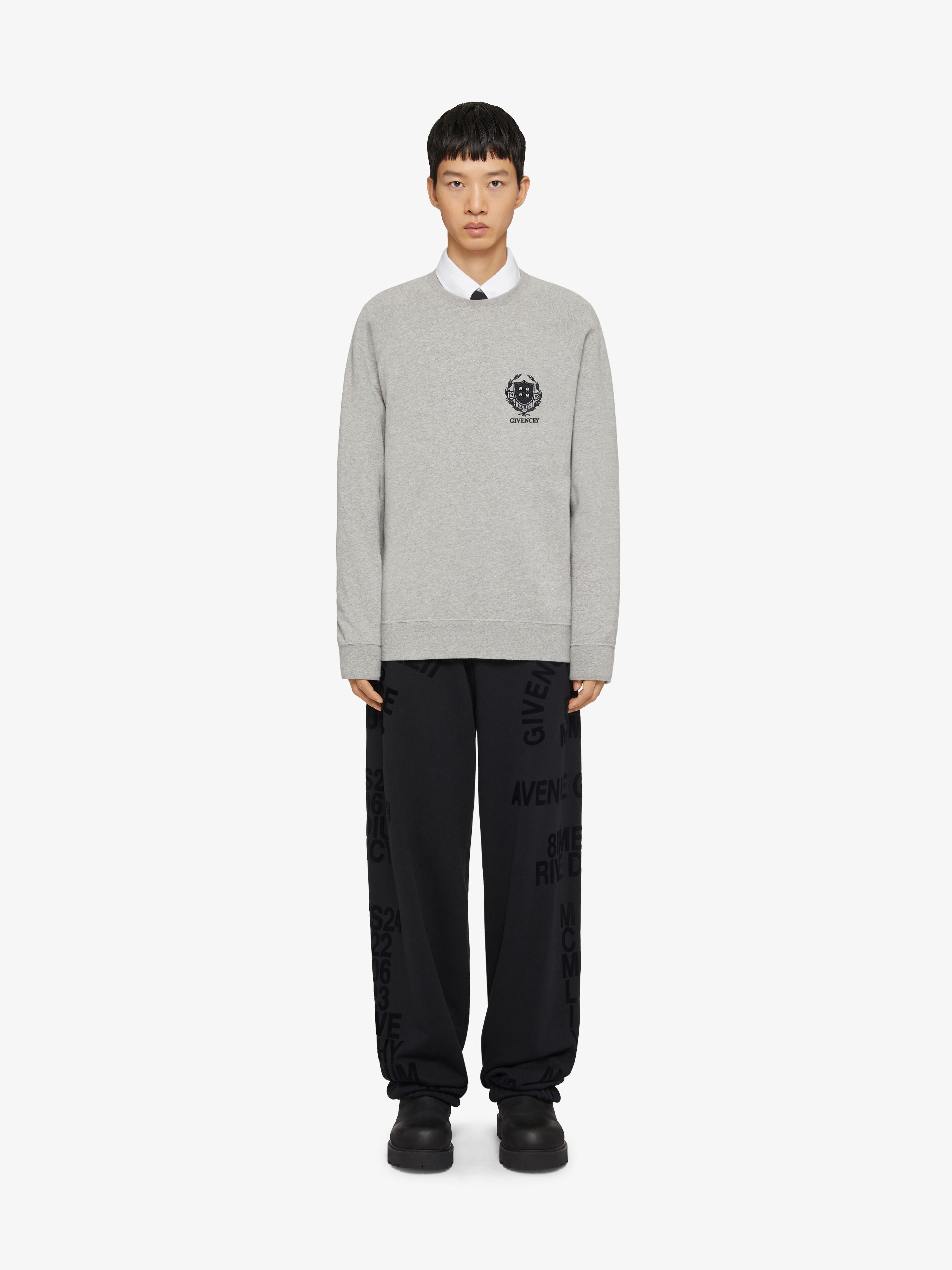 Givenchy o1w1db10325 Slim Fit Sweatshirt in Light Grey Size US L / EU 52-54 / 3 - 3 Thumbnail