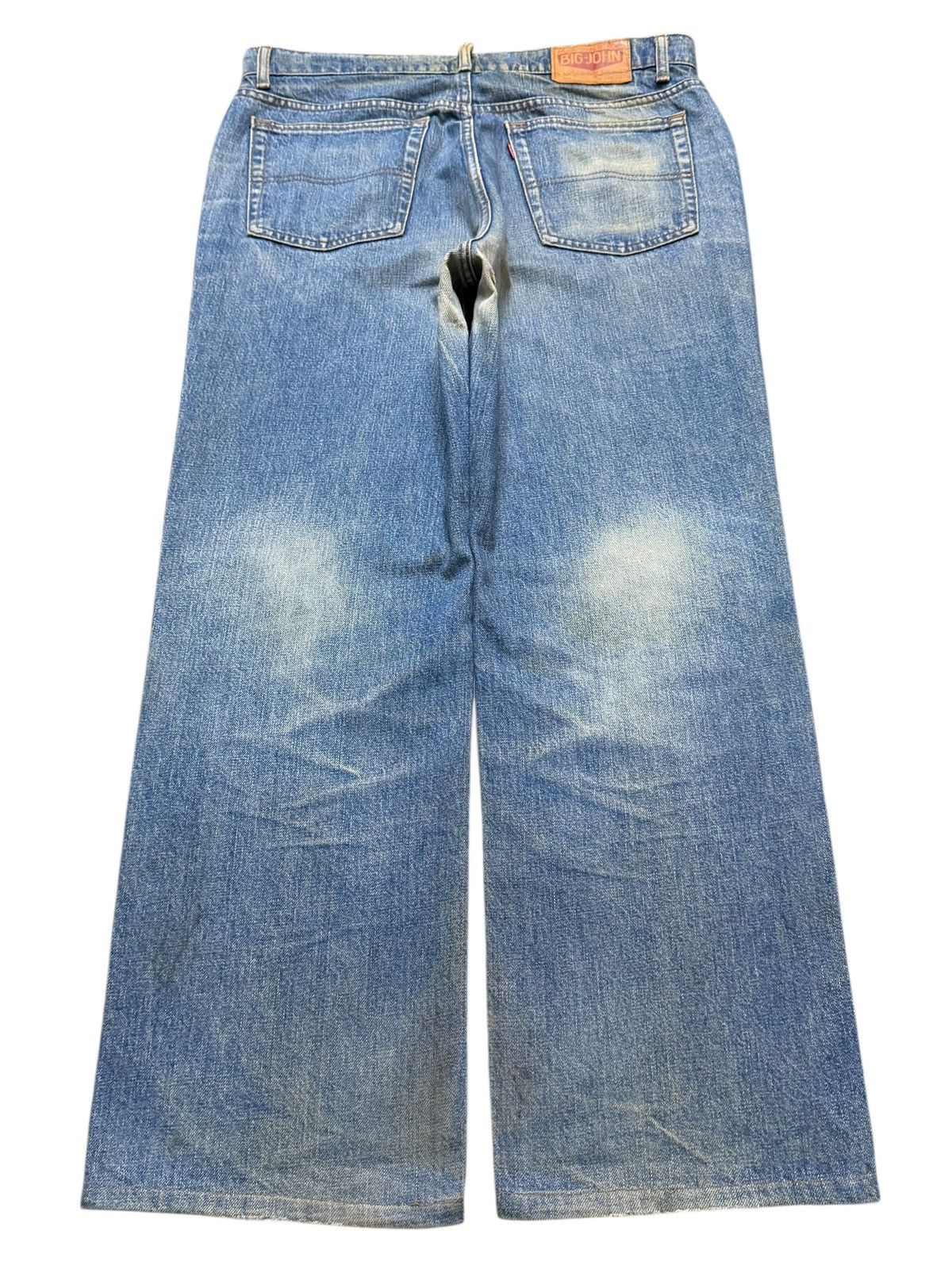 Big John Vintage Big John Blue Mud Wash Faded Clawmark Wide Leg Baggy Size US 36 / EU 52 - 2 Thumbnail