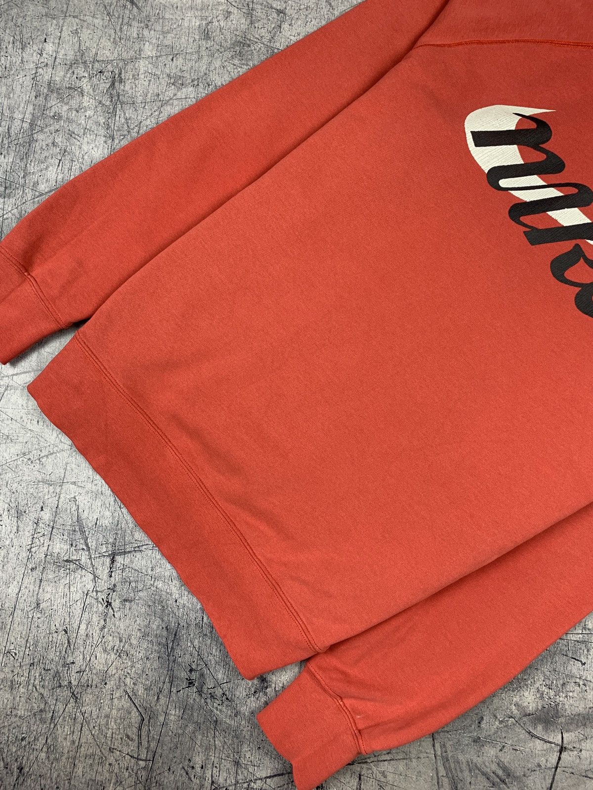 Nike Vintage Y2K Nike Swoosh Hoodie Big Logo Red Heavy Cotton Size US L / EU 52-54 / 3 - 3 Thumbnail