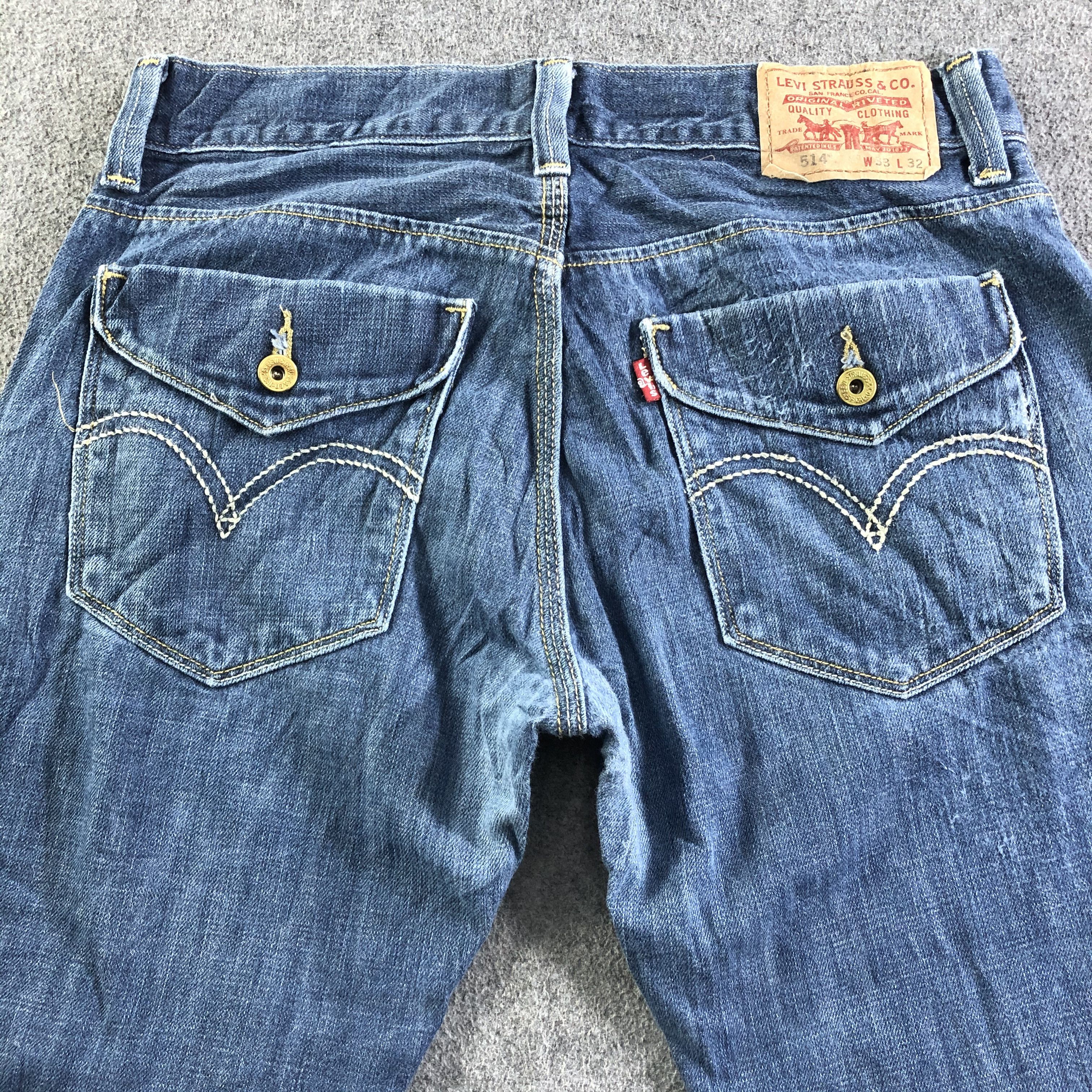 Levi's Vintage Blue Wash Levis 514 Jeans-J4181 Size US 33 - 4 Thumbnail