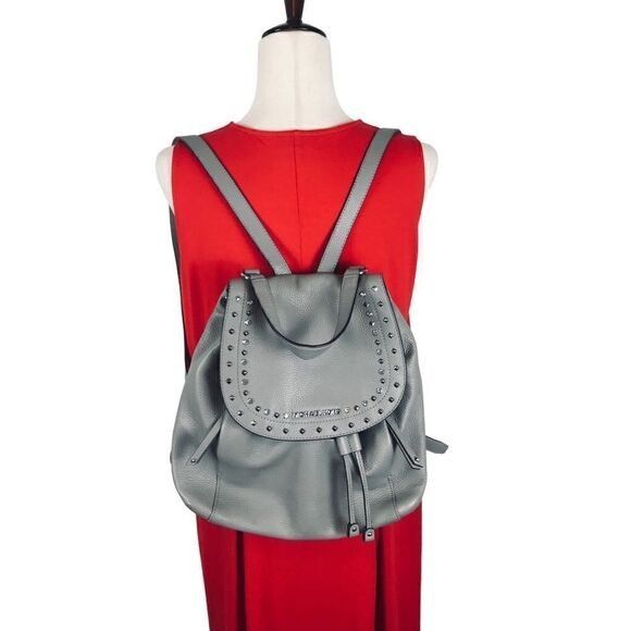Michael Kors Michael Kors Riley rhinestone studded gray pebble drawstring Size ONE SIZE - 1 Thumbnail