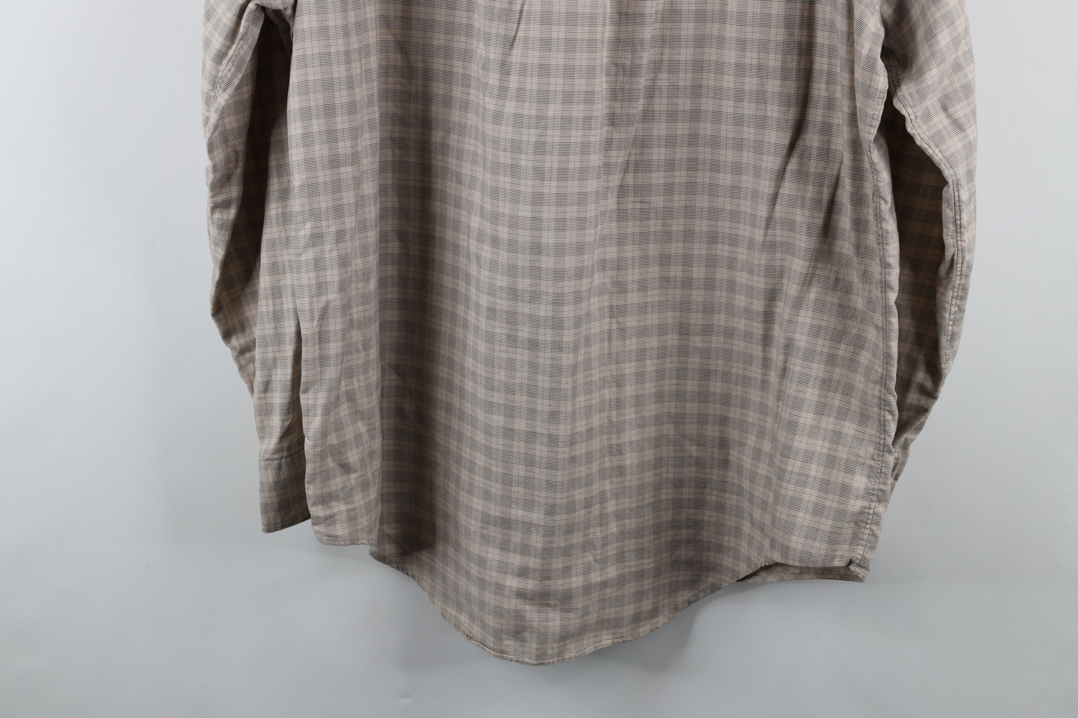 Lands' End × Vintage Vintage 90s Lands End Collared Button Down Shirt Plaid Size US M / EU 48-50 / 2 - 15 Thumbnail