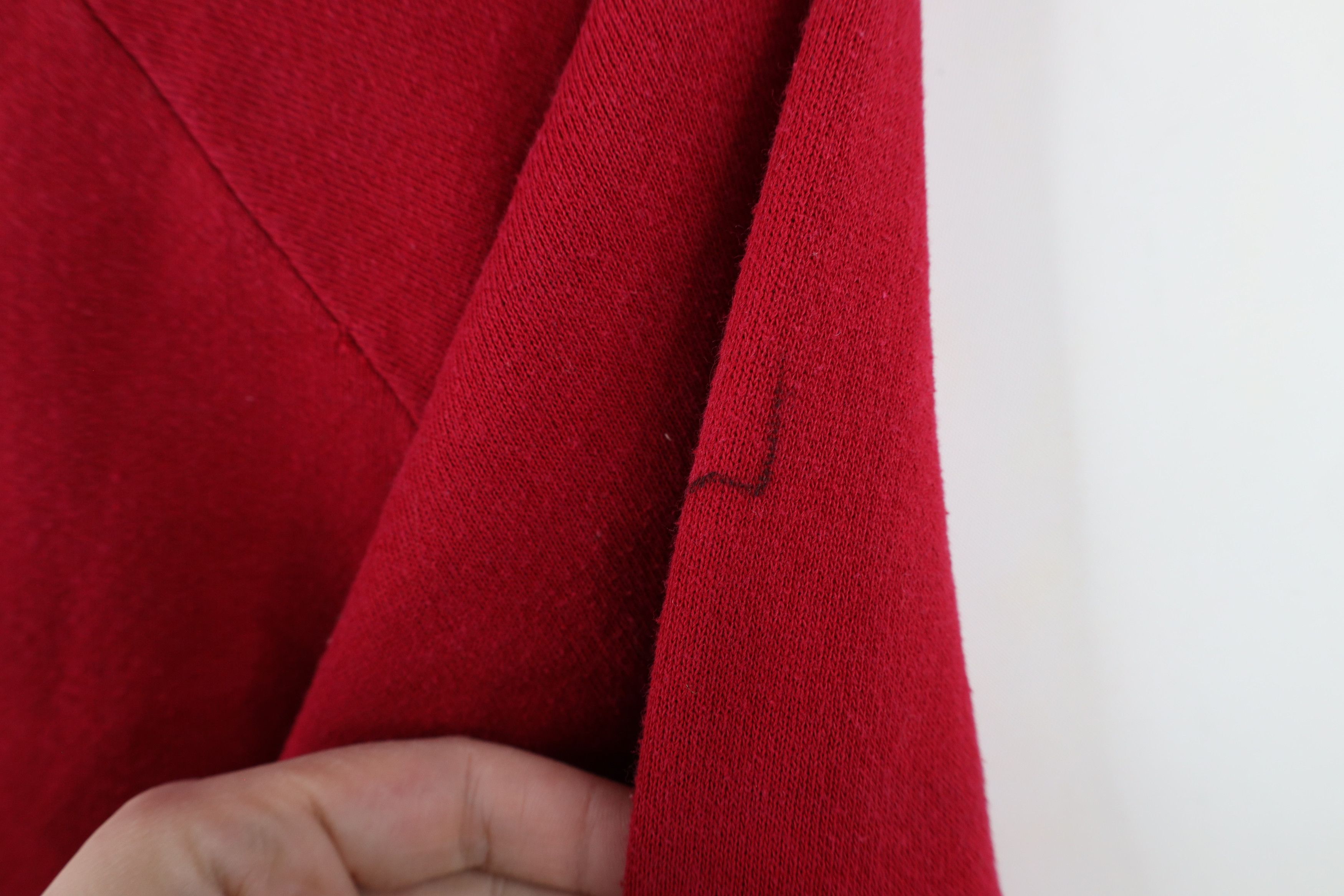 Vintage Vintage 70s Streetwear Raglan Crewneck Sweatshirt Red USA Size US L / EU 52-54 / 3 - 6 Thumbnail