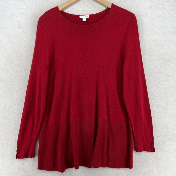 Pure Jill Marled V-Neck Sweater Tunic