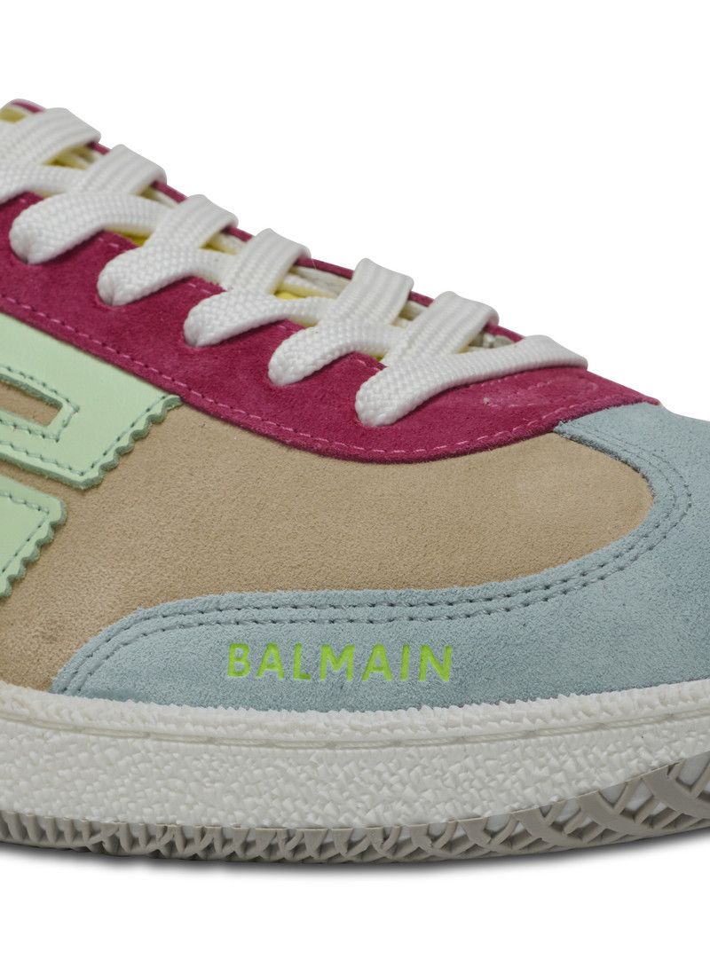 Balmain o1s1wg111225 Leather Swan Sneakers in Multicolor Size US 7 / IT 37 - 9 Thumbnail