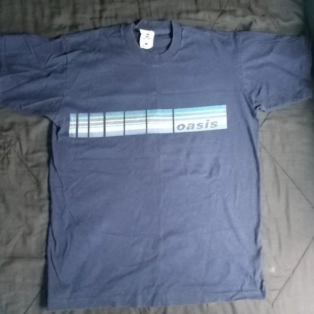 Fruit Of The Loom Vintage 90s Oasis T-Shirt Size US L / EU 52-54 / 3 - 2 Thumbnail