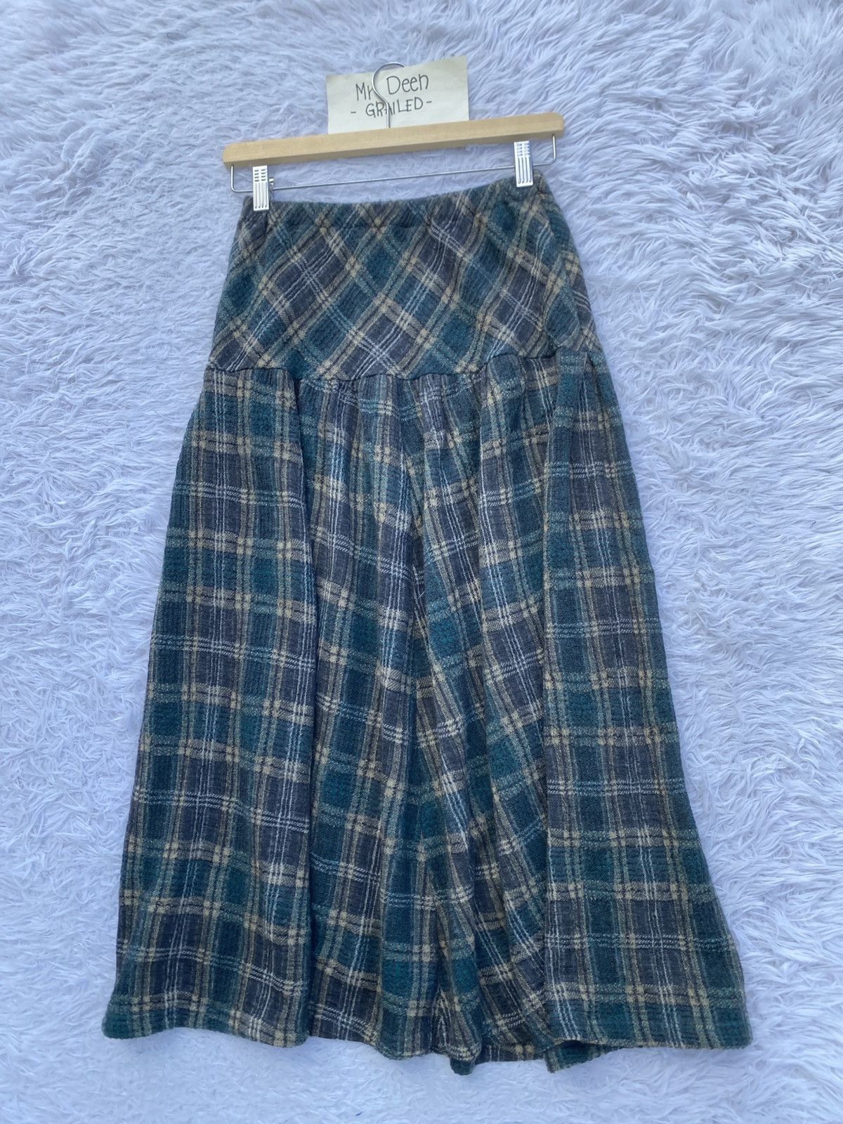 Issey Miyake Rare Vintage 90s Issey Miyake Plantation Midi Skirt Size 22" - 2 Thumbnail
