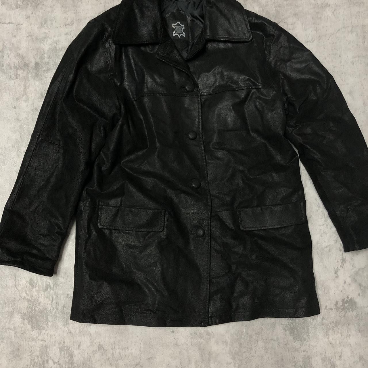 Other Black leather jacket with a grunge vibe #leatherjacket Size ONE SIZE - 1 Thumbnail