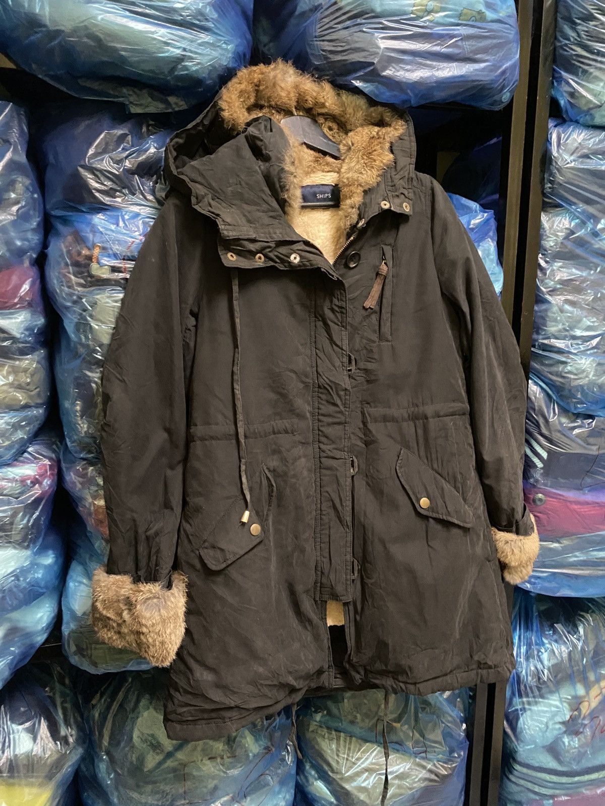 SHIPS VINTAGE SHIPS FUR LINING PARKA JACKET Size US XXS / EU 40 - 3 Thumbnail