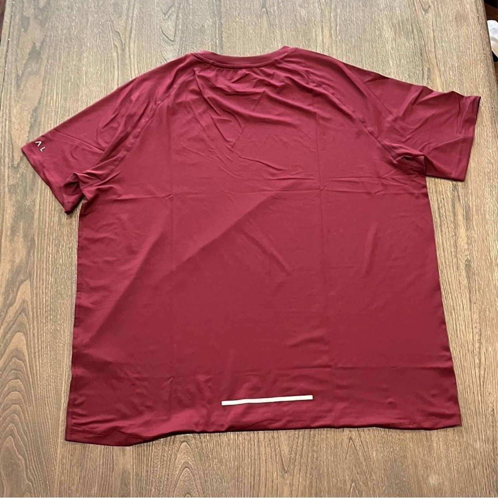 Vintage NWOT Tonal Mens Maroon Short Sleeve Workout Shirt Size 2X Size US XXL / EU 58 / 5 - 6 Thumbnail