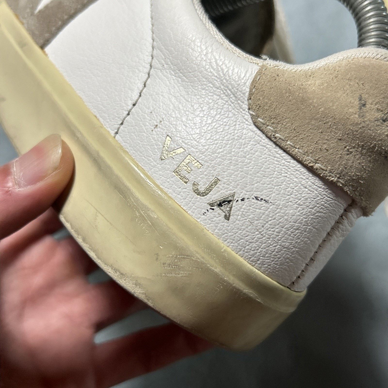 Veja VEJA Esplar T2 LeatherSneakers Ws 9 White Gray Minimalist Size US 9 / IT 39 - 8 Thumbnail