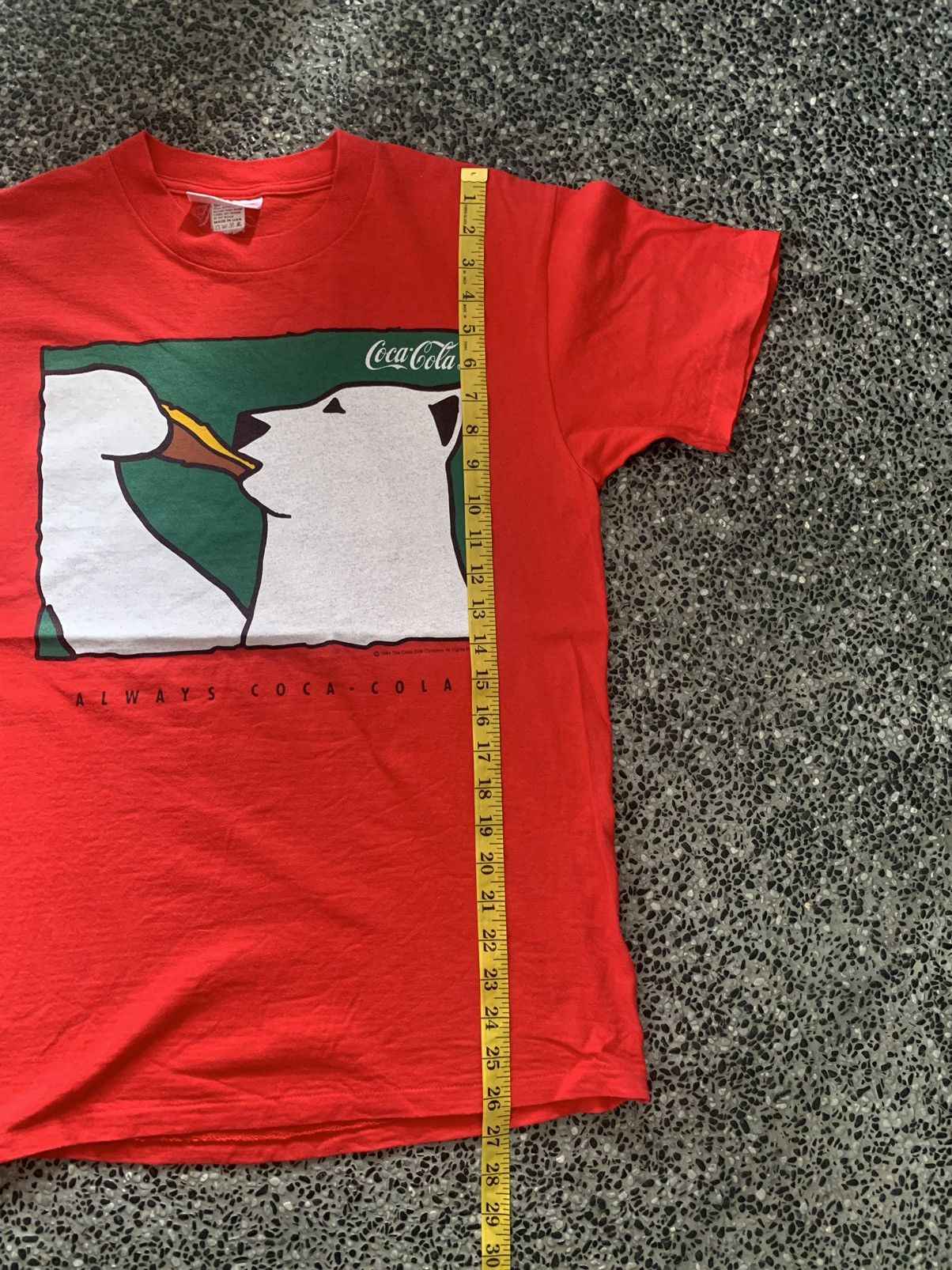 Coca Cola × Vintage Vintage 90s Coke Coca Cola Polar Bear Promo T shirt Size US M / EU 48-50 / 2 - 10 Thumbnail