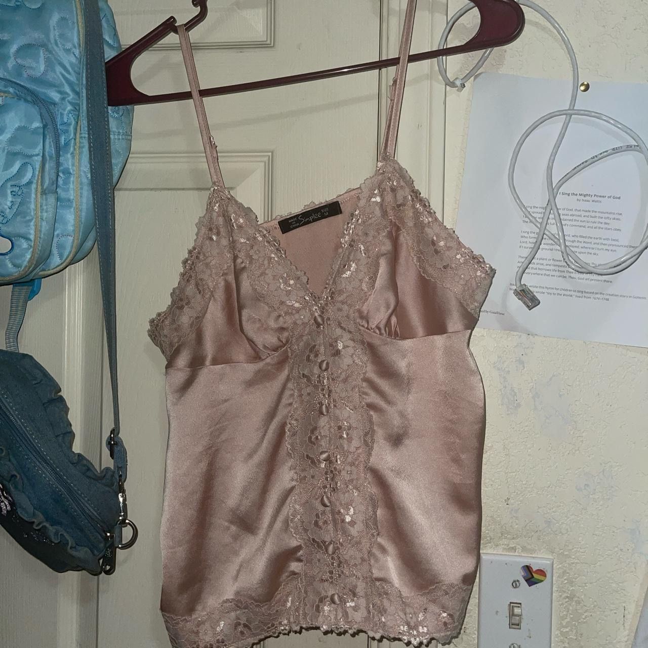 Other Pink Lace Camisole size W M/L Size M / US 6-8 / IT 42-44 - 2 Thumbnail