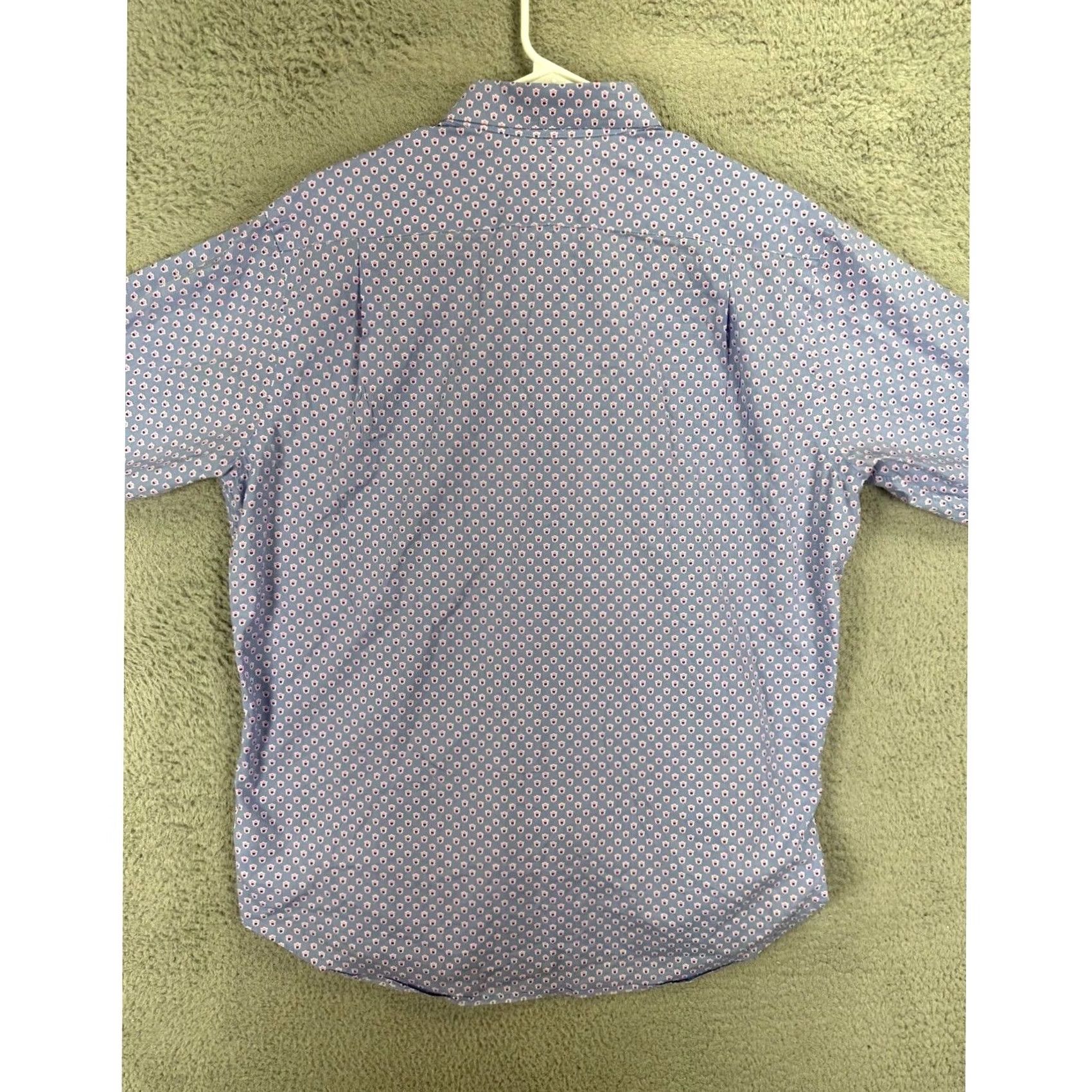 Polo Ralph Lauren Polo Ralph Lauren Button Up Shirt Mens Large Purple Geometric Stretch Pony Size US L / EU 52-54 / 3 - 3 Thumbnail