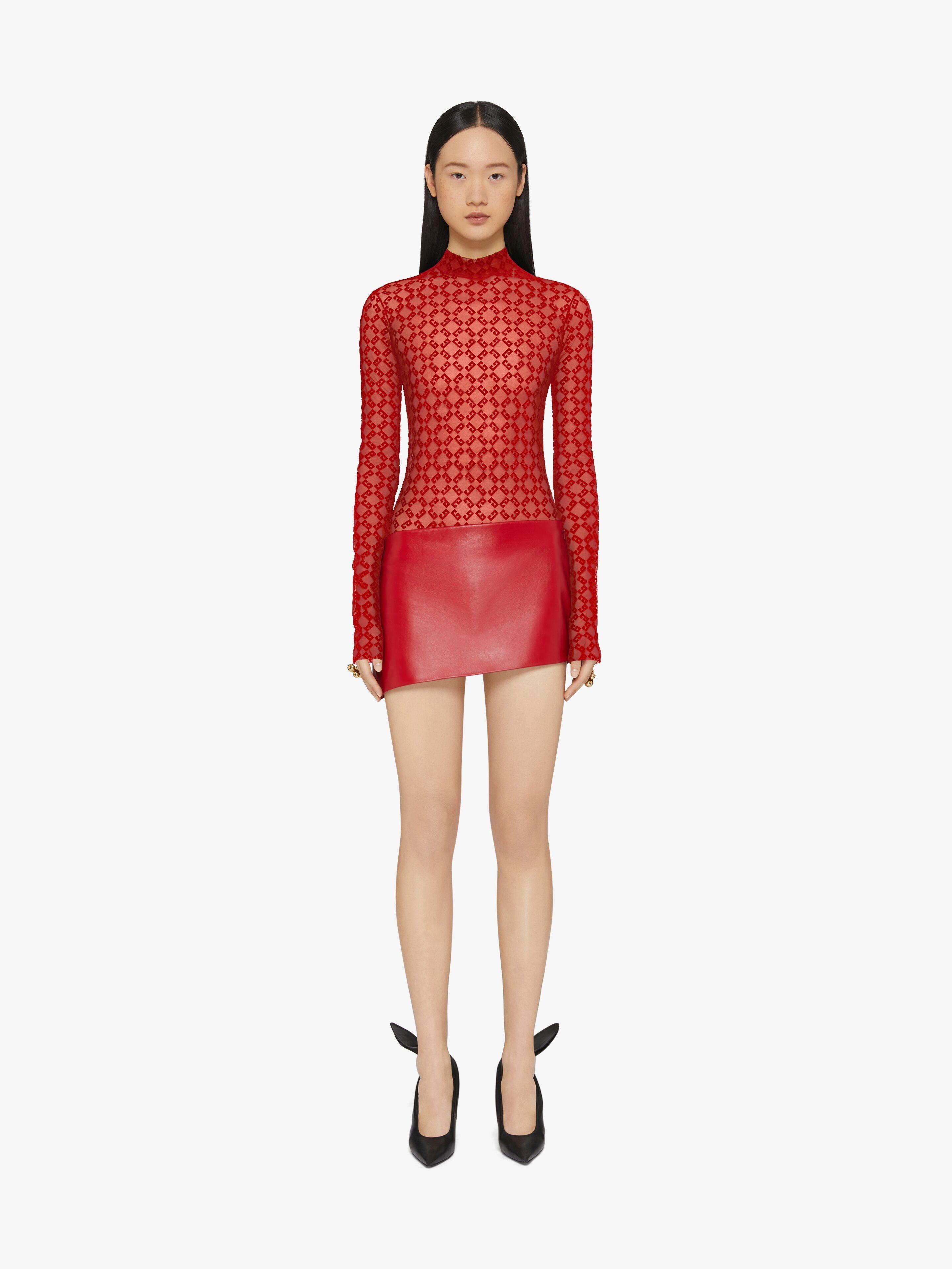Givenchy oc11z0725 Underwear Bodysuit in Red Size M / US 6-8 / IT 42-44 - 2 Thumbnail