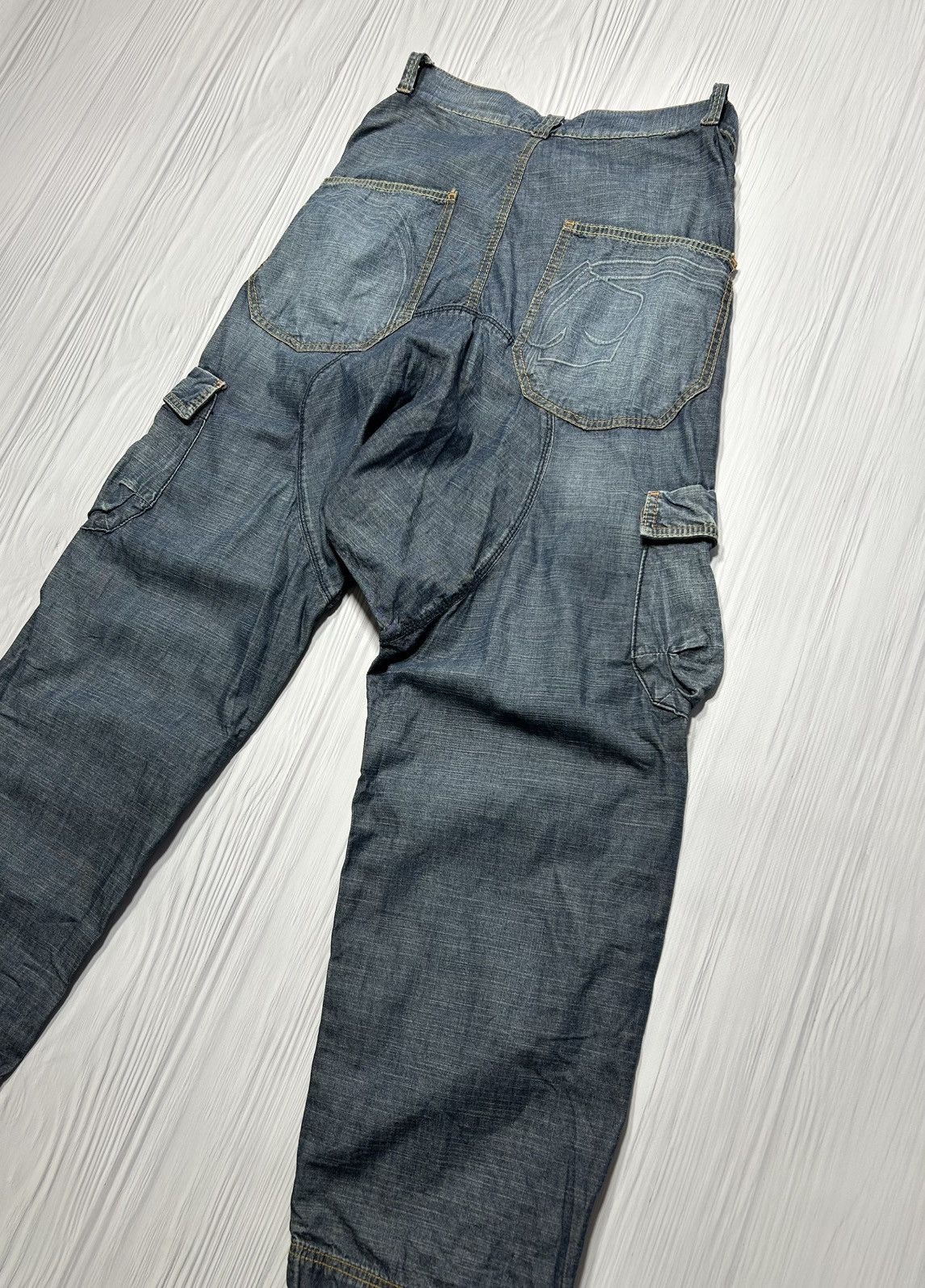Miss Sixty VTG! Rare! Y2K Killah Miss Sixty Drop Crotch Denim Pants 29 Size 29" - 9 Thumbnail