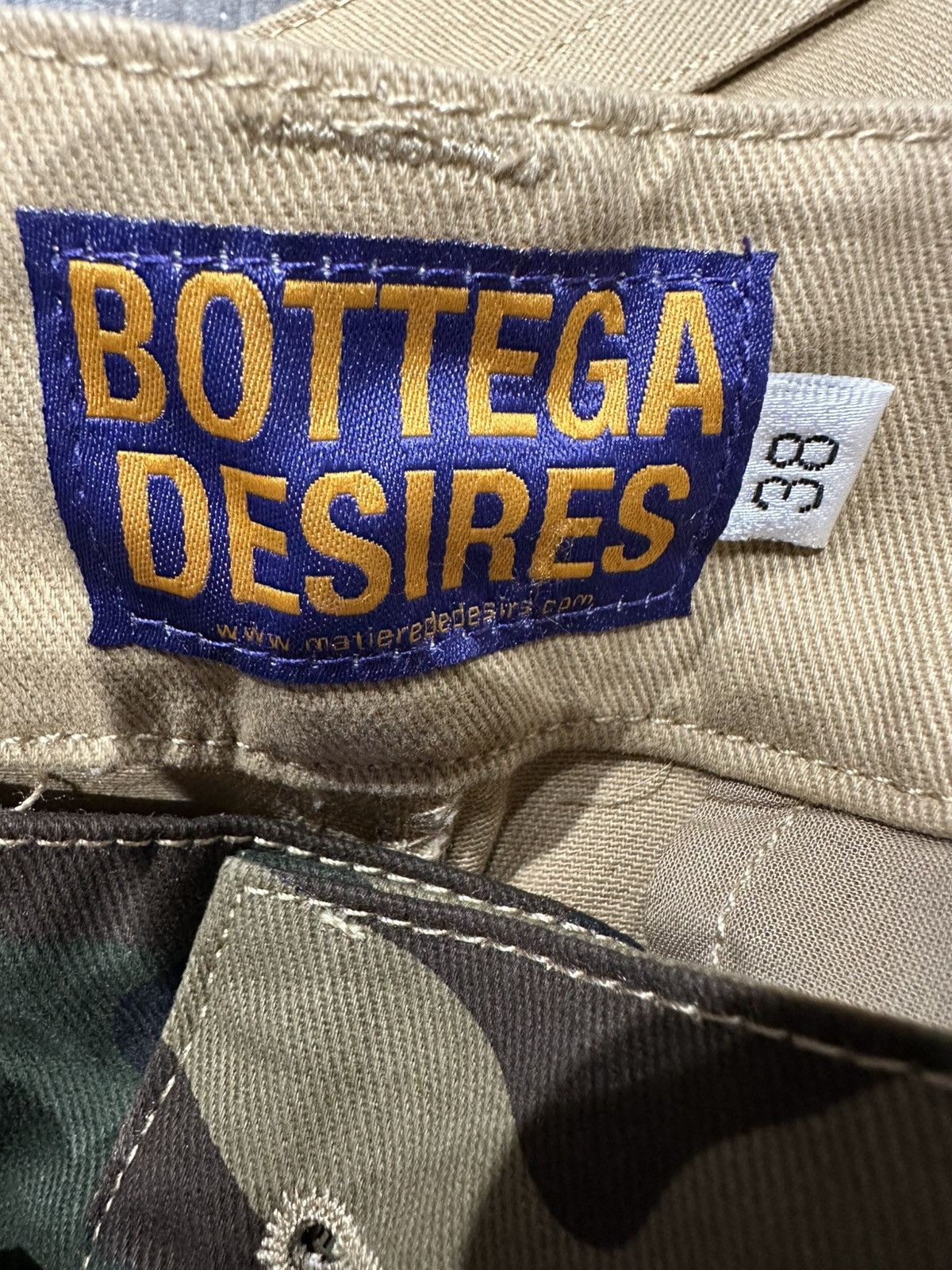 Bottega Desires Bottega Desires Camo Cargo Shorts Size US 38 / EU 54 - 3 Thumbnail