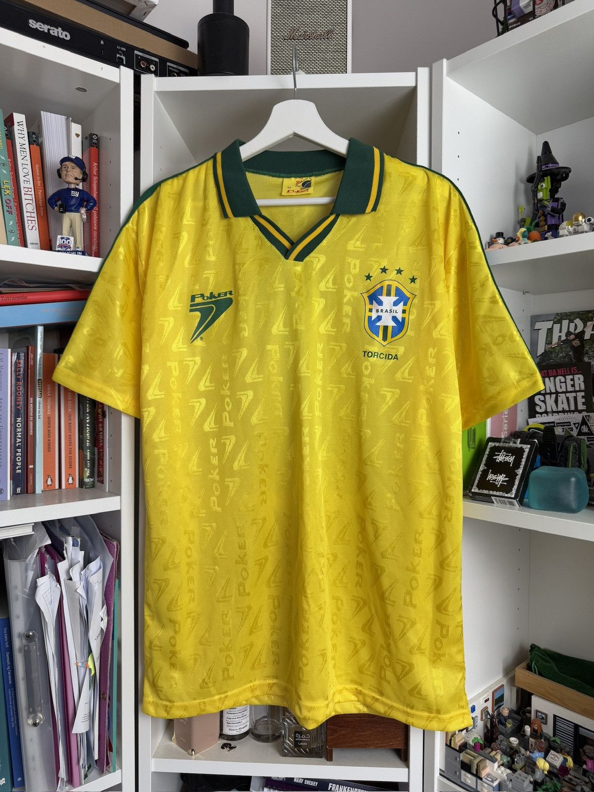 Vintage Vintage 90s Brasil Brazil blockcore soccer football jersey Size US M / EU 48-50 / 2 - 1 Thumbnail