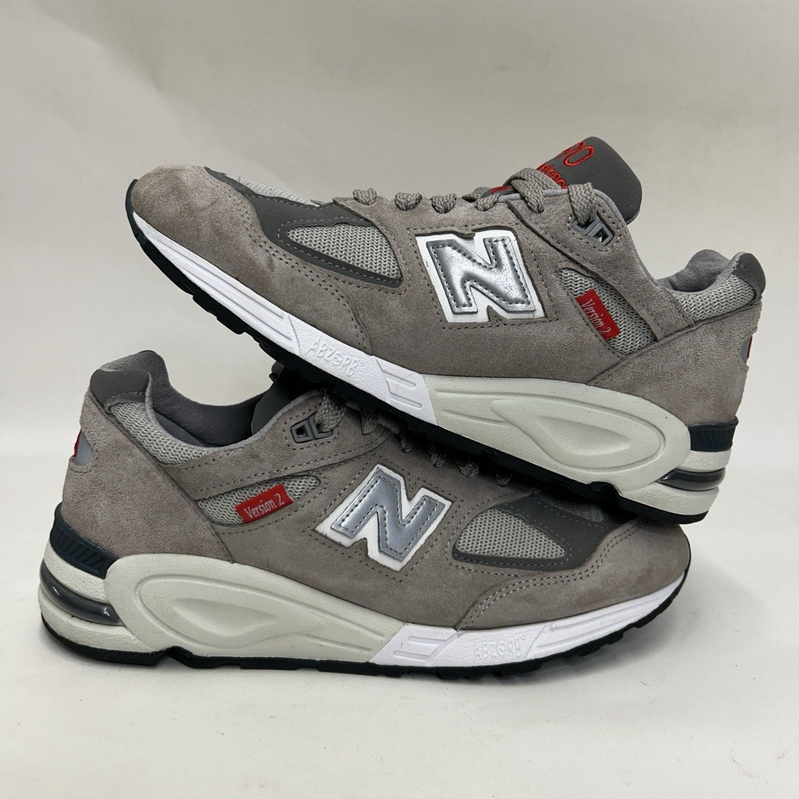 New Balance New Balance 990v2 Made USA 40th Anniversary “Grey” M990VS2 Size US 9 / EU 42 - 1 Thumbnail