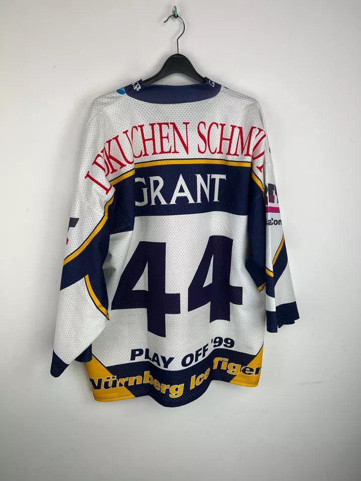 Vintage Vintage Ice Tigers Nuremberg play off 1999 #44 Grant Size US XXL / EU 58 / 5 - 5 Thumbnail