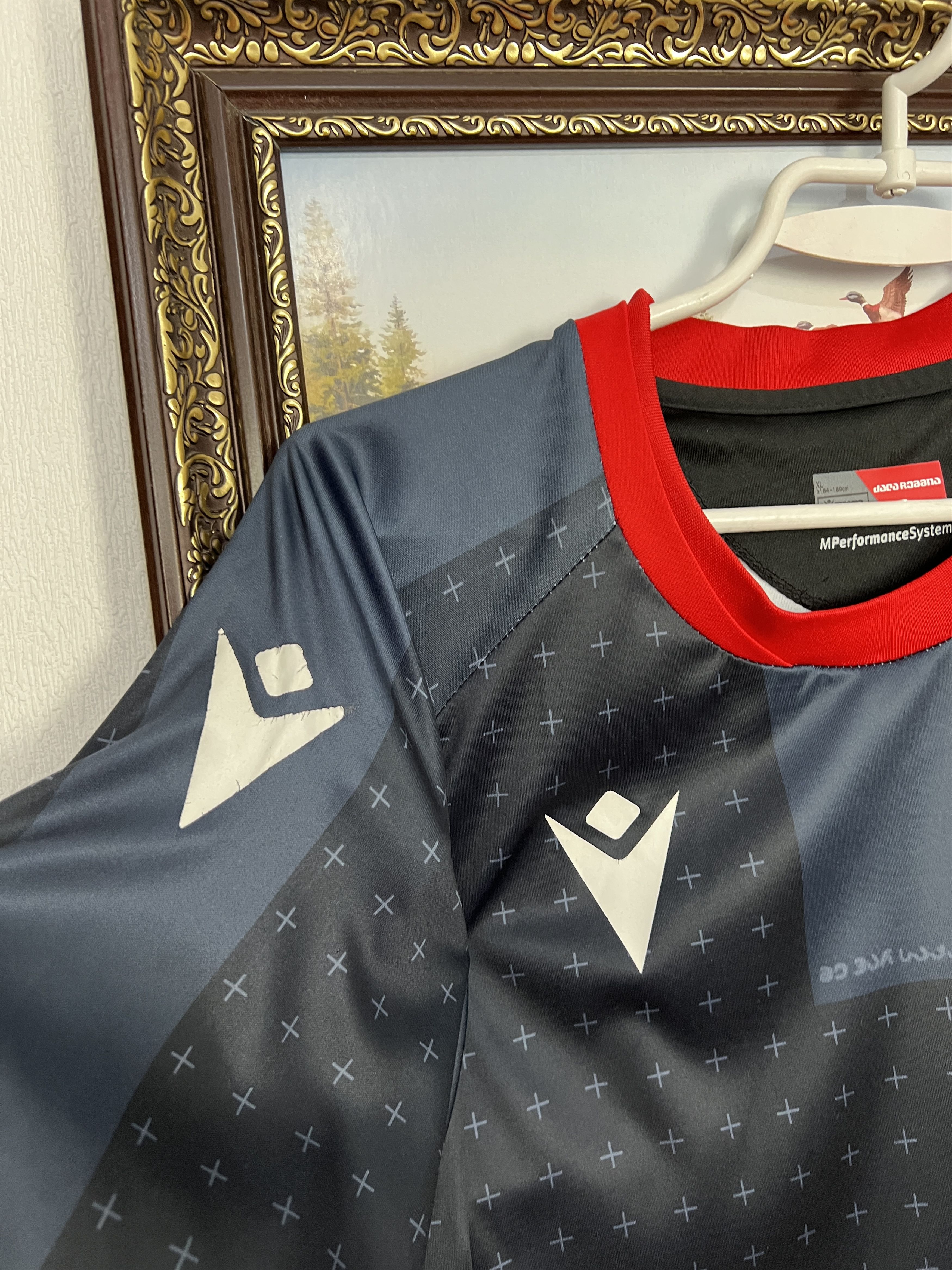 Macron Georgia Away Football Shirt Soccer Jersey National Trikot Size US XL / EU 56 / 4 - 5 Thumbnail