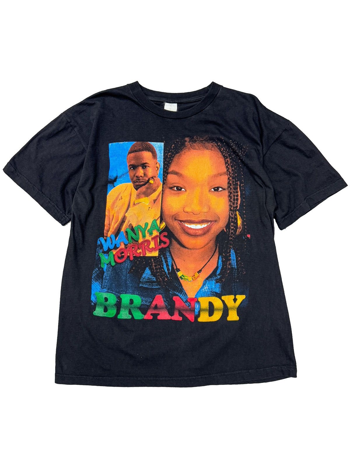 Designer × Rap Tees × Vintage 90s Brandy “Broken Hearted” Wanya Morris Rap T-Shirt Size US XL / EU 56 / 4 - 2 Thumbnail