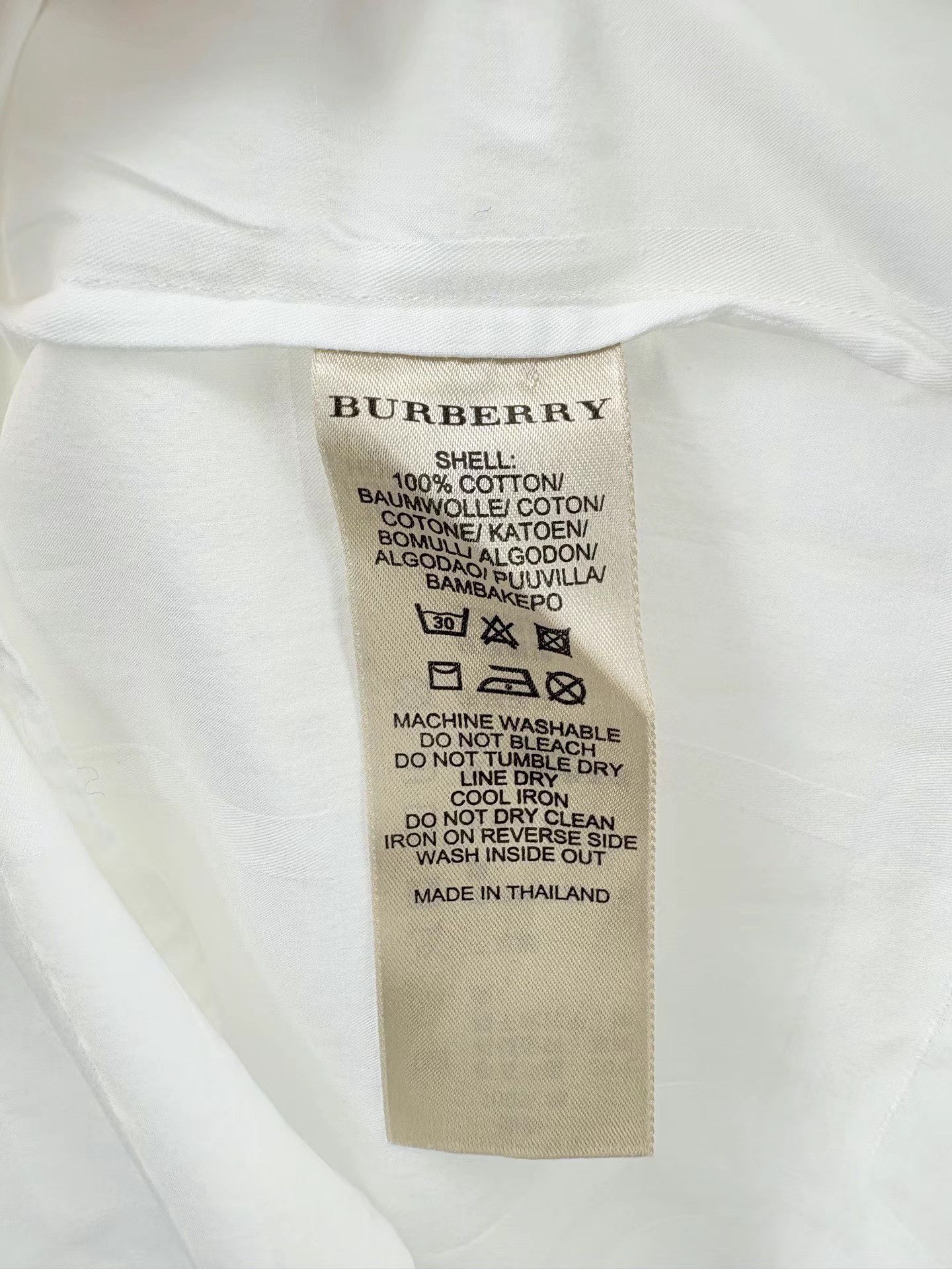 Burberry BURBERRY Long Sleeve Shirt K1 Size XS / US 0-2 / IT 36-38 - 4 Thumbnail