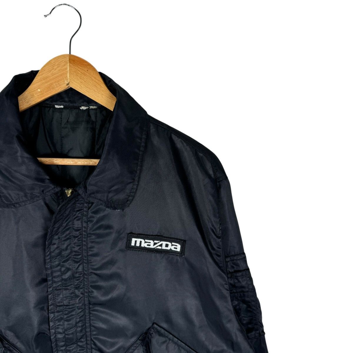 Other 🌟VINTAGE MAZDA BOMBER LIGHT ZIPPER JACKET Size US L / EU 52-54 / 3 - 5 Thumbnail