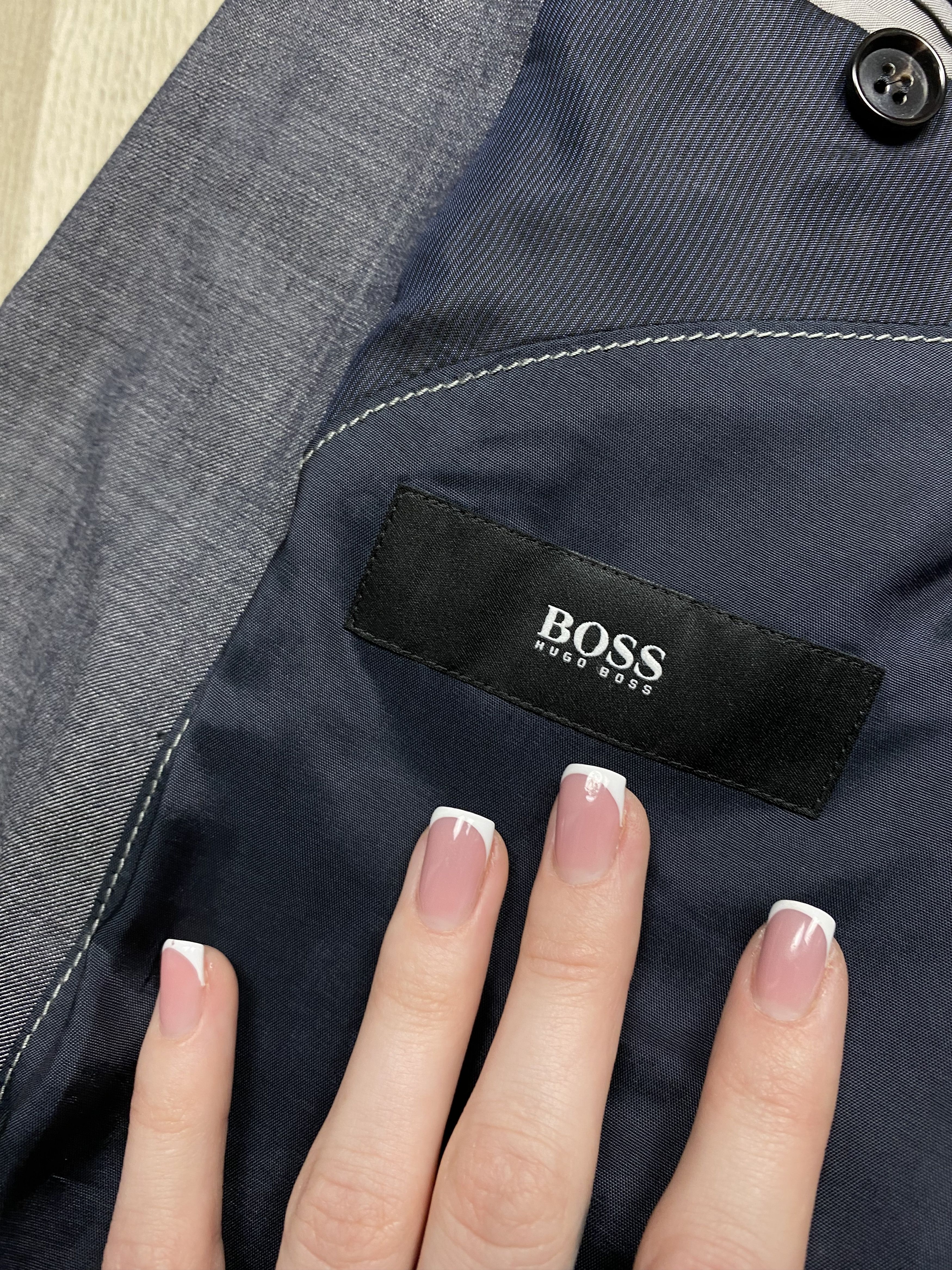 Hugo Boss Hugo Boss Vintage Mens Wool Suit 2 Buttons Blazer + Pants Size 40R - 4 Thumbnail