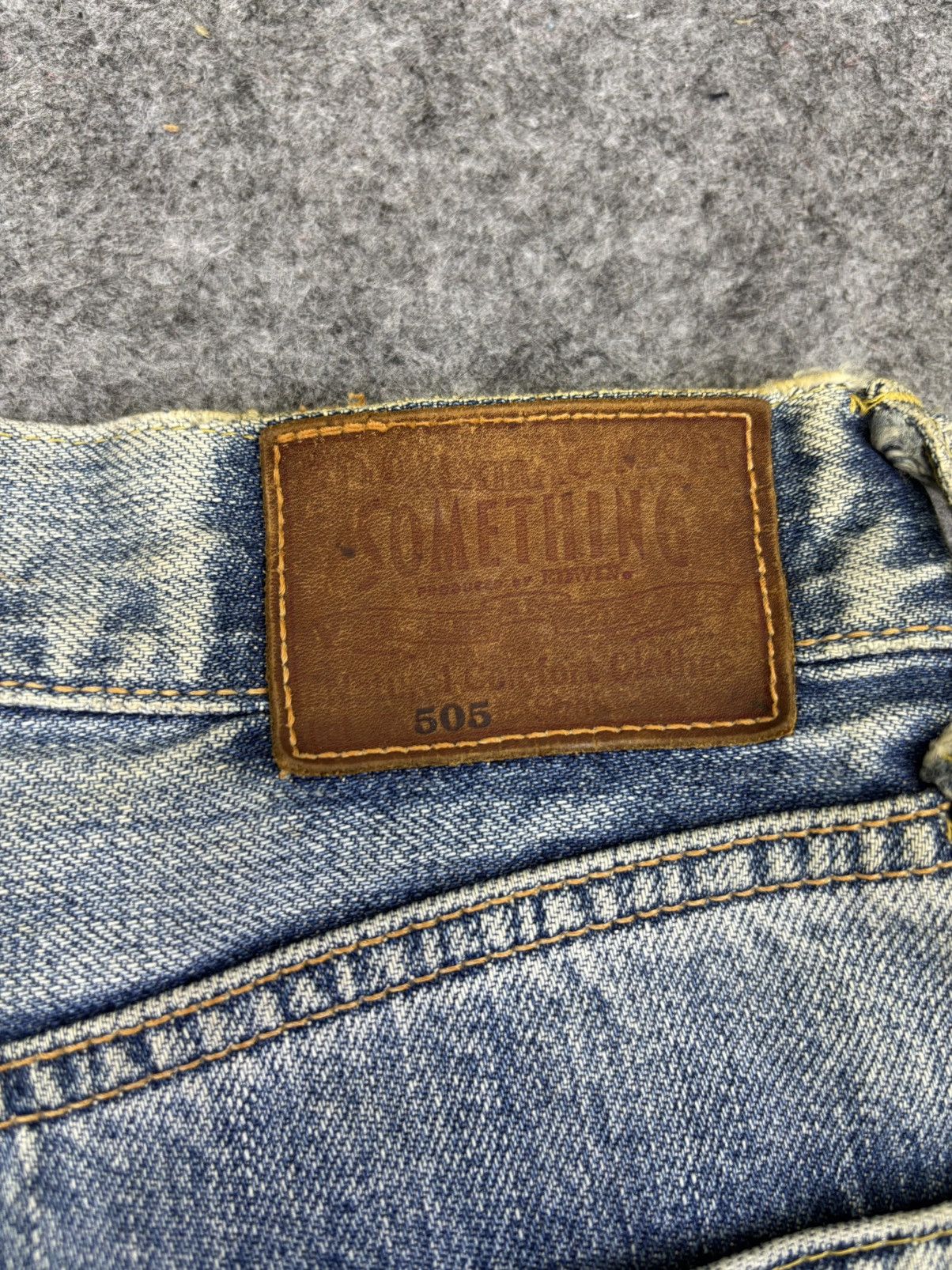 Edwin 💥Thrashed💥Vintage Edwin Wide Baggy Selvedge Denim F974 Size US 26 / EU 42 - 13 Thumbnail