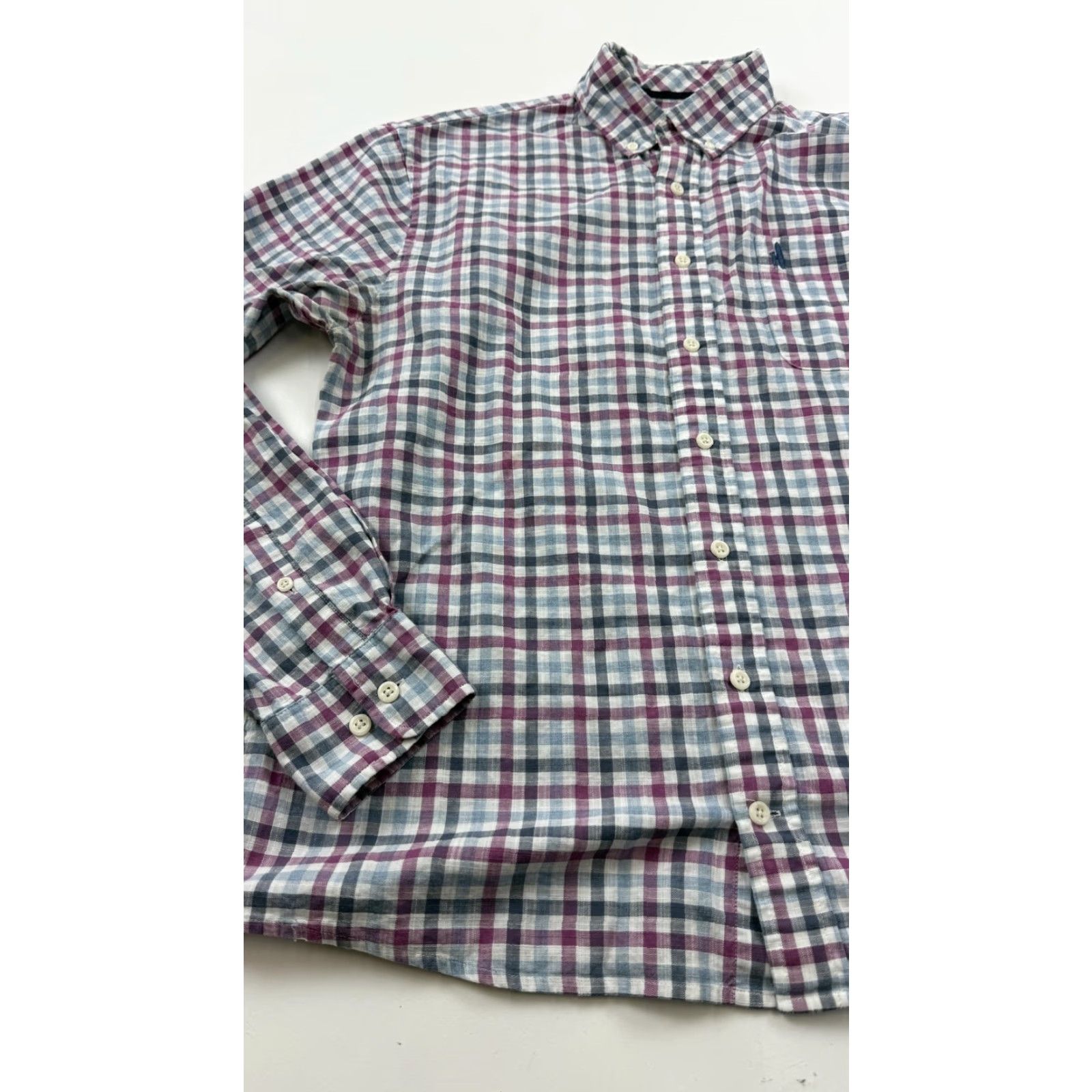 johnnie-O Johnnie-O Hangin Out Shirt Mens Medium Plaid Button Down Casual Size US M / EU 48-50 / 2 - 3 Thumbnail