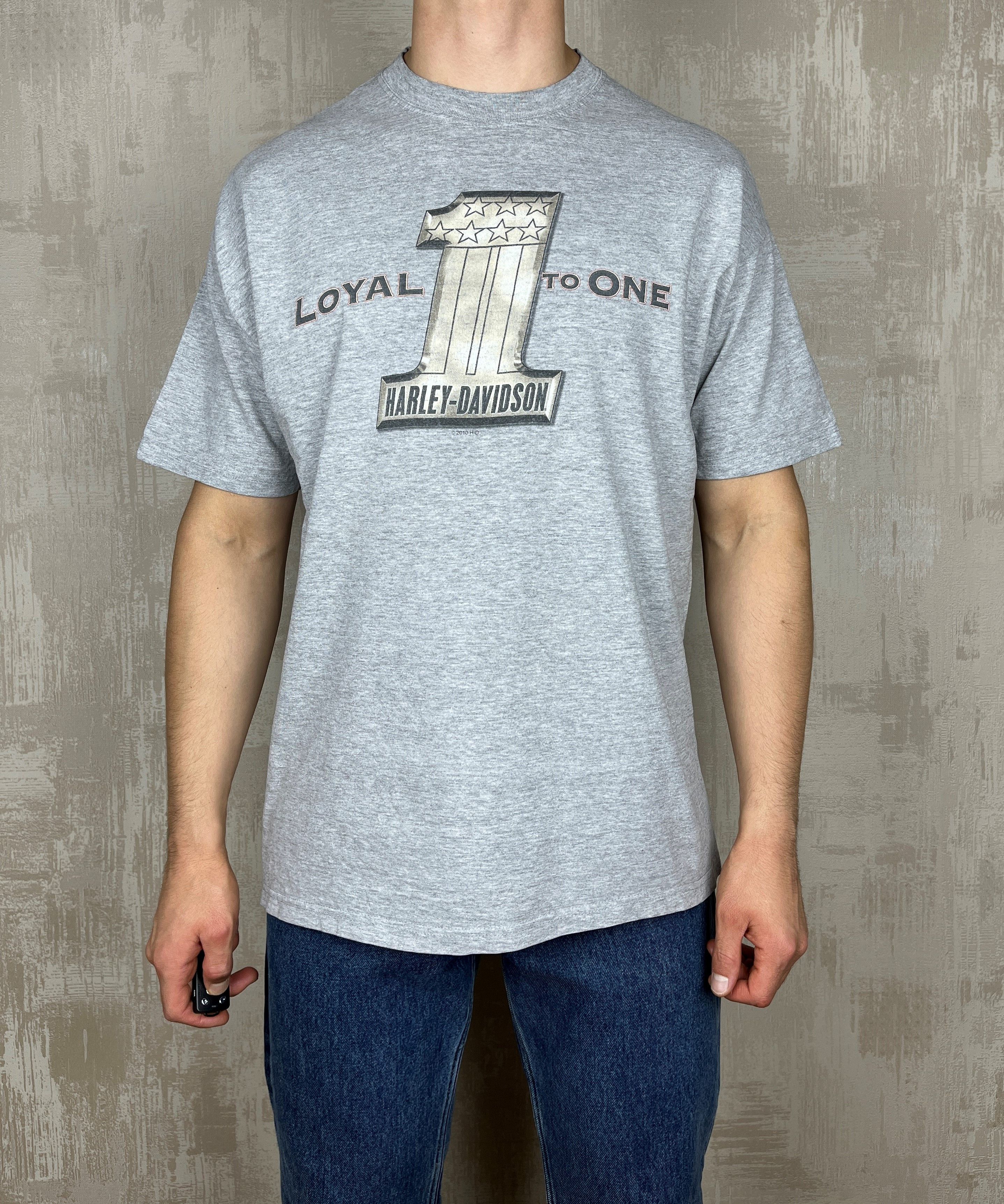 Harley Davidson Harley-Davidson 2010 Loyal to One Cheltenham England T-shirt Size US XL / EU 56 / 4 - 5 Thumbnail