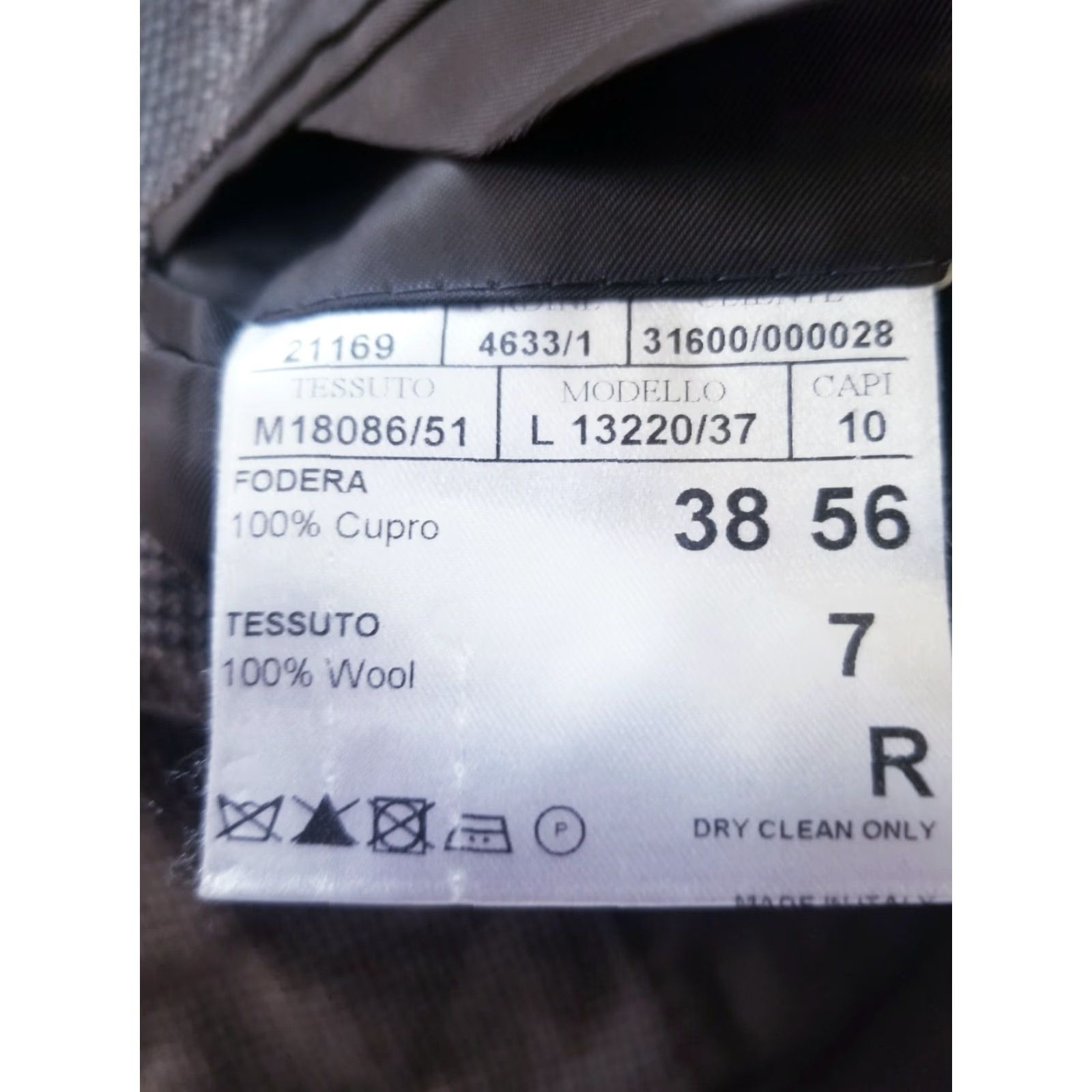 Canali CANALI 1934 Sport Coat Jacket Blazer Brown Wool Check 44R Men Size 44R - 4 Thumbnail
