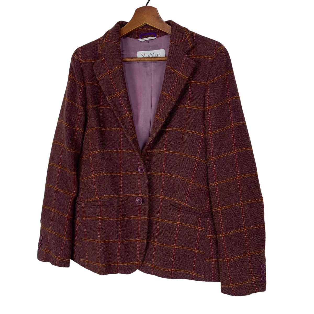 Max Mara × Vintage Vintage Max Mara Blazer Size M / US 6-8 / IT 42-44 - 3 Thumbnail