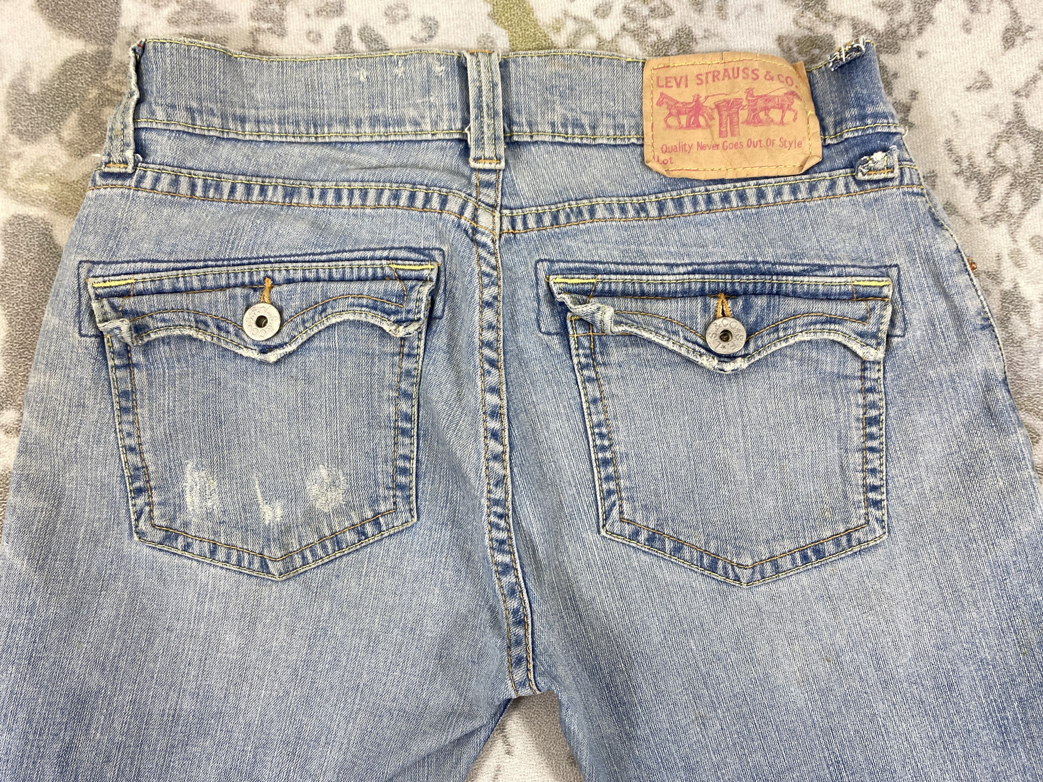 Levi's Light Wash Vintage Levi's 527 Slouch Flare Denim -JN1441 Size US 34 / EU 50 - 4 Thumbnail